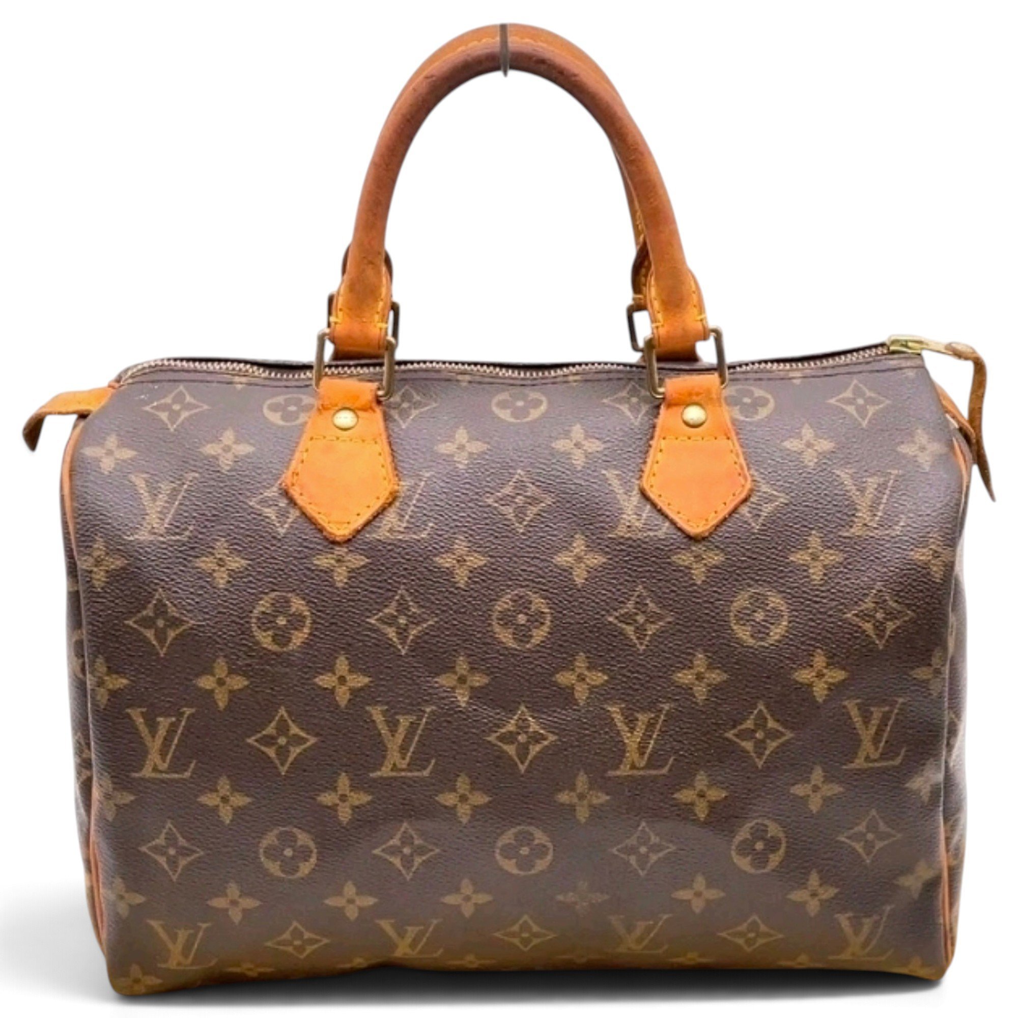 Speedy leather handbag