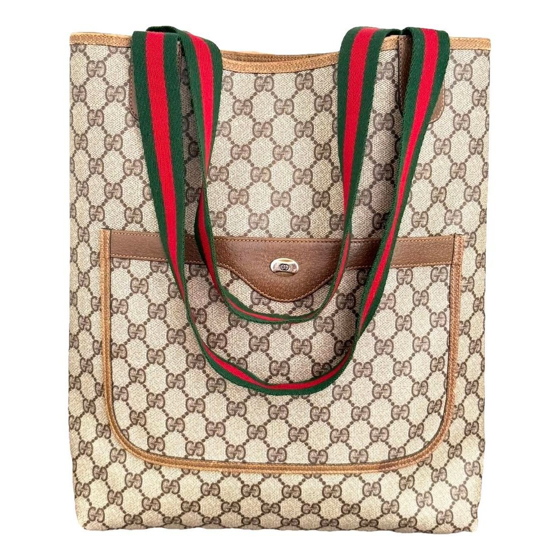 Ophidia patent leather tote