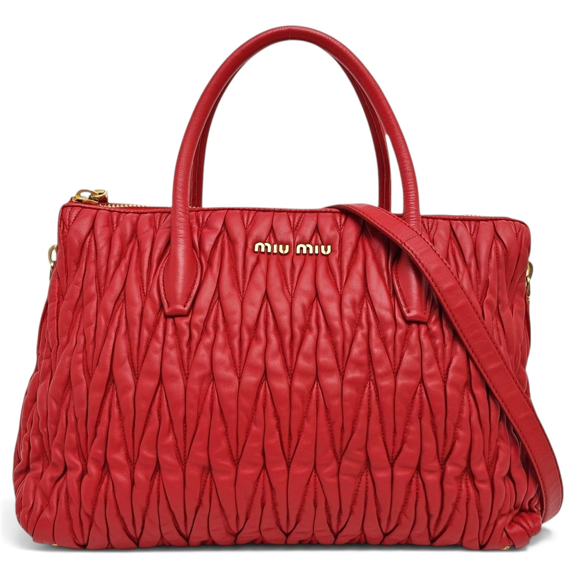 Leather handbag
