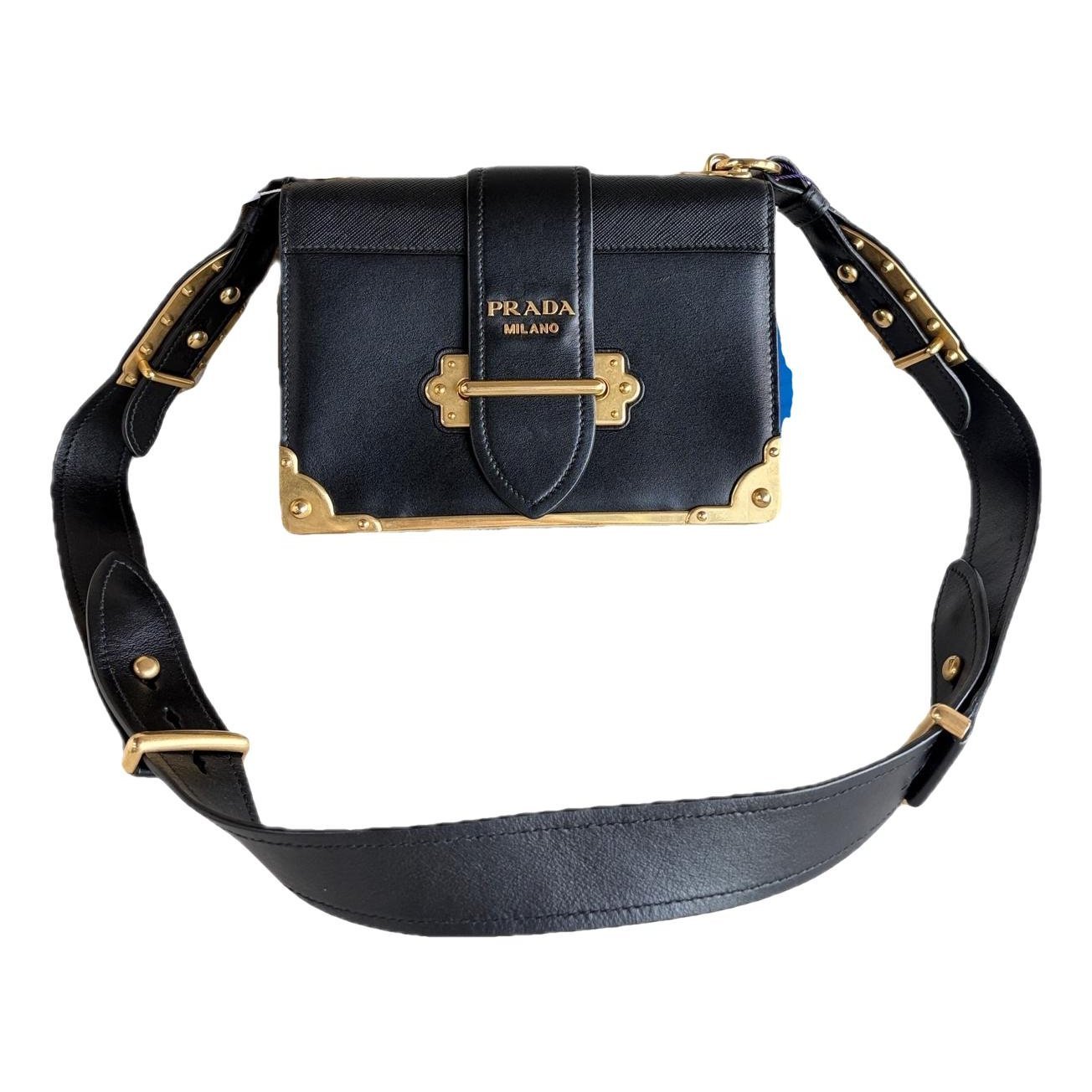 Cahier leather handbag