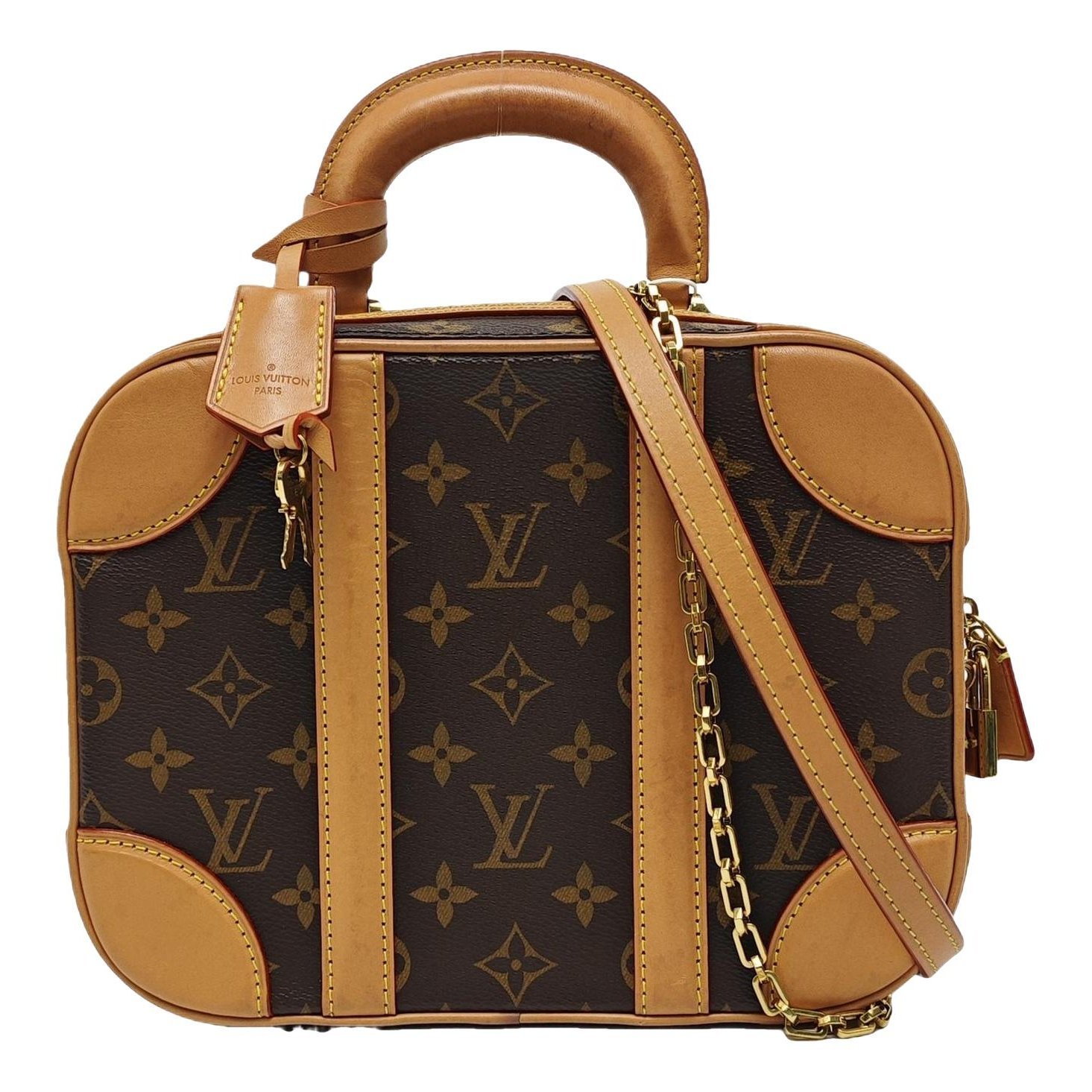 Valisette leather handbag