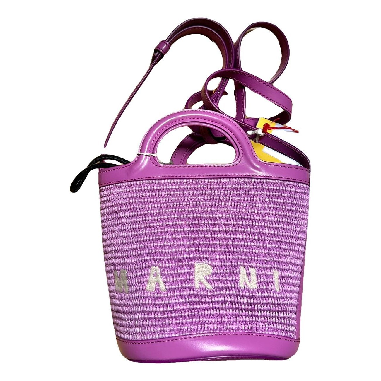 Tropicalia leather handbag