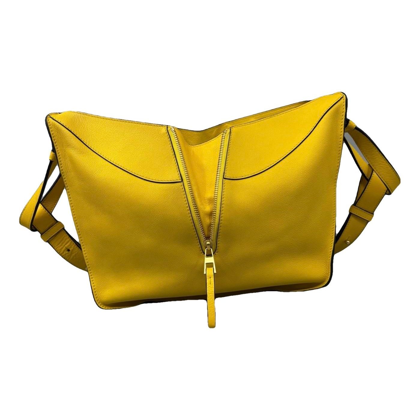 Hammock leather handbag