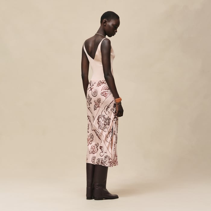 Rose Opaline "Ferronnerie Remix" Dress