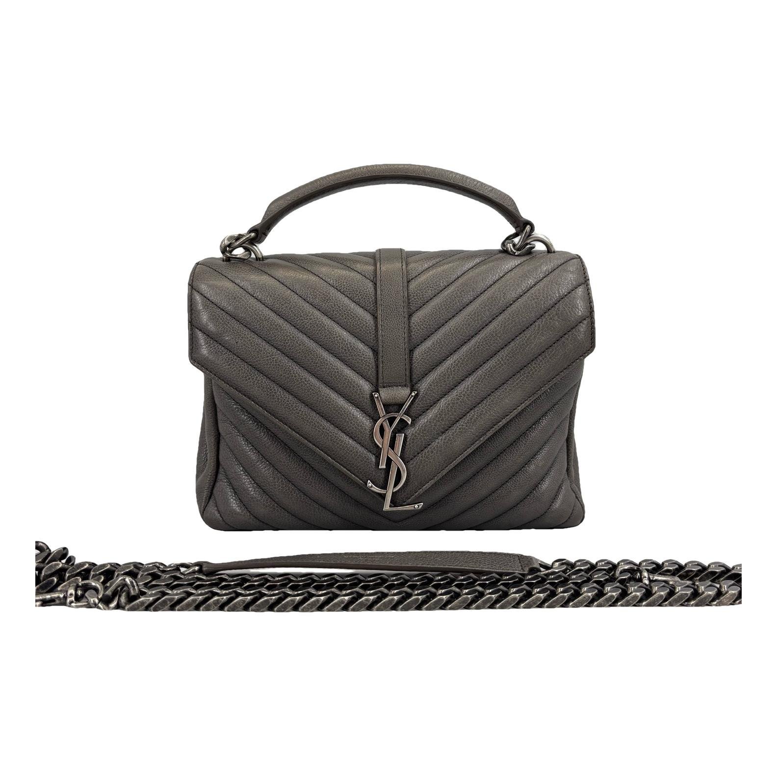 Collége monogramme leather handbag