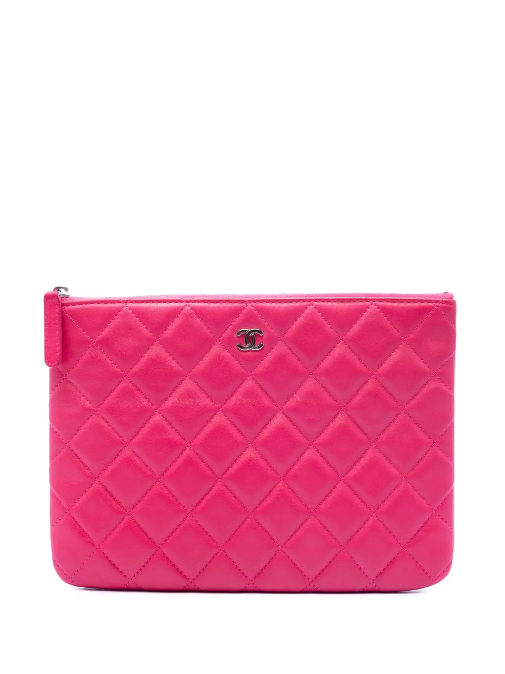 2014 Small Quilted Lambskin O Case clutch bag