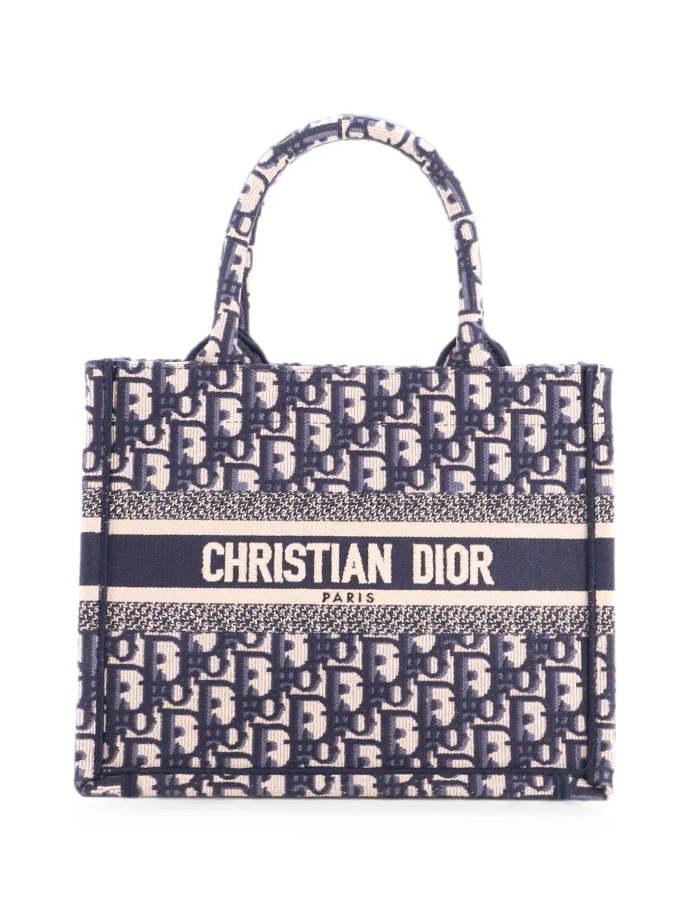 Book Oblique Canvas Small tote bag