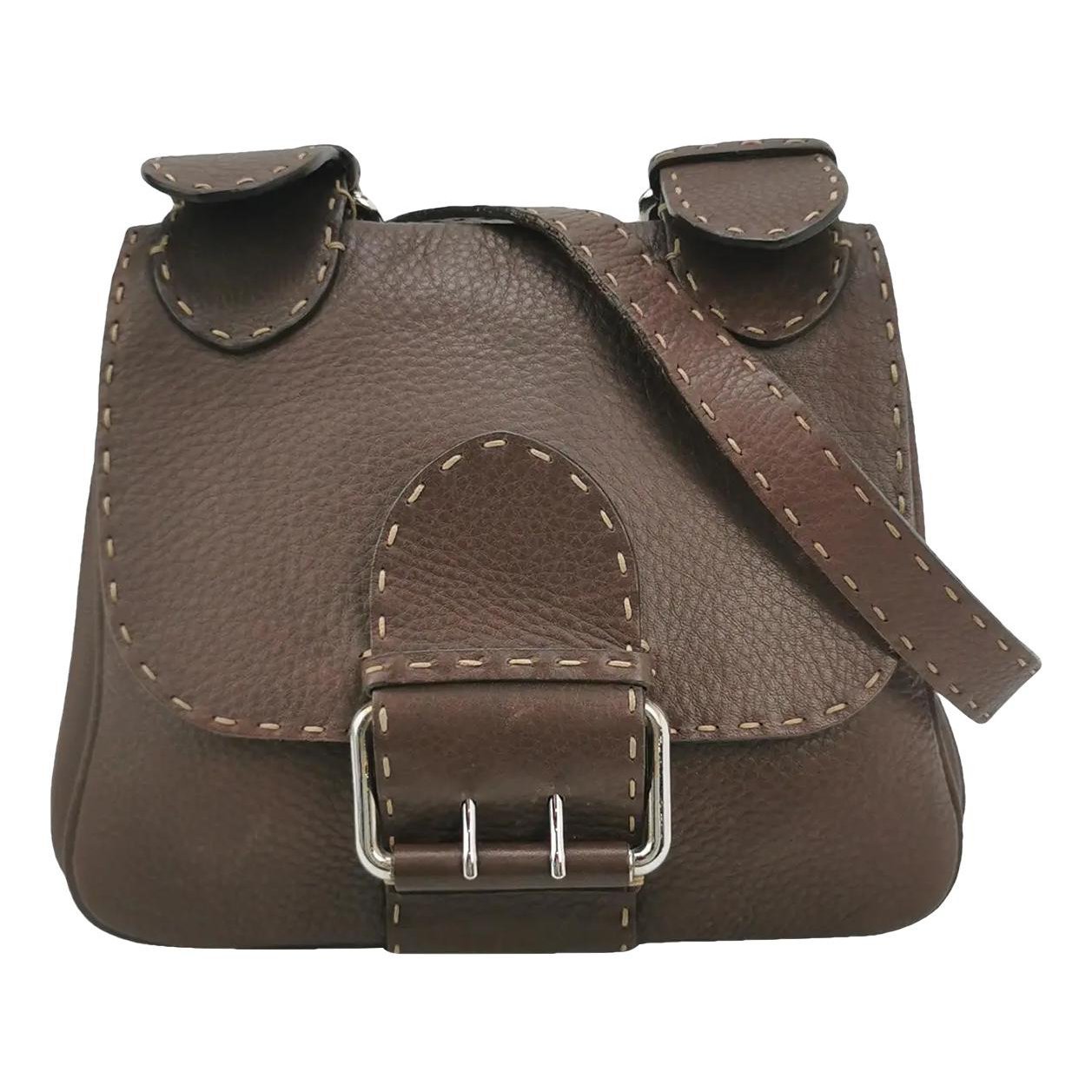 Leather crossbody bag