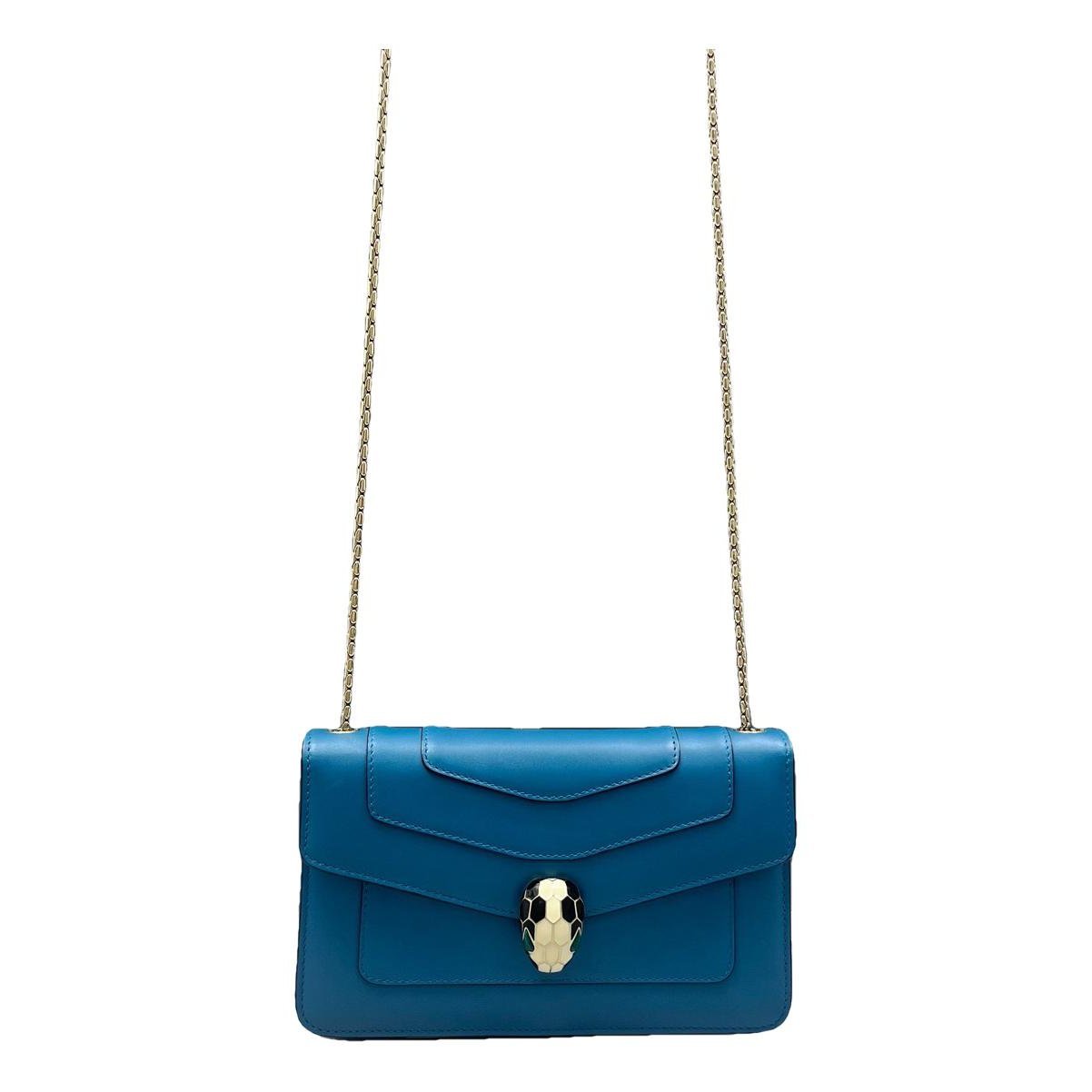 Serpenti leather handbag