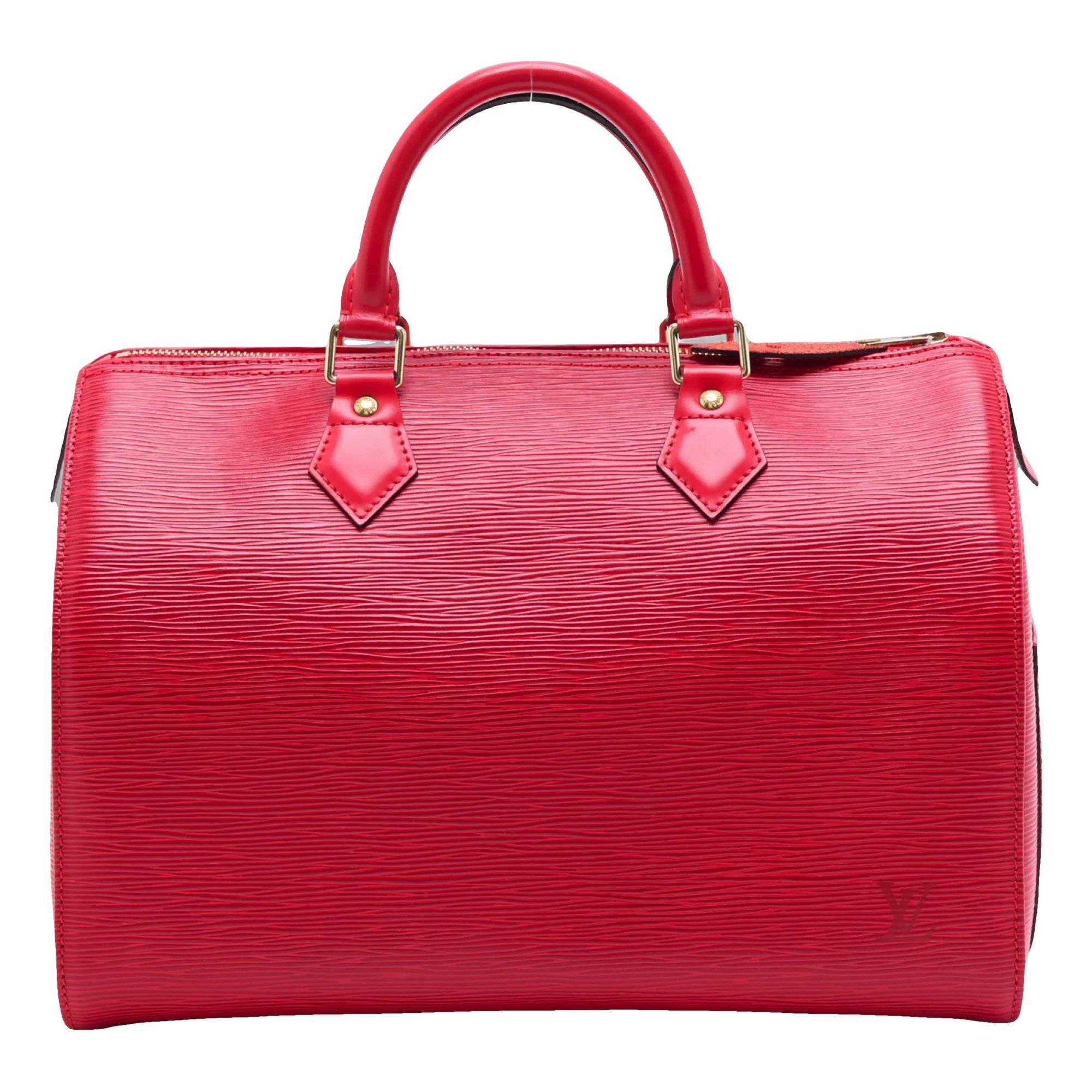 Speedy leather handbag