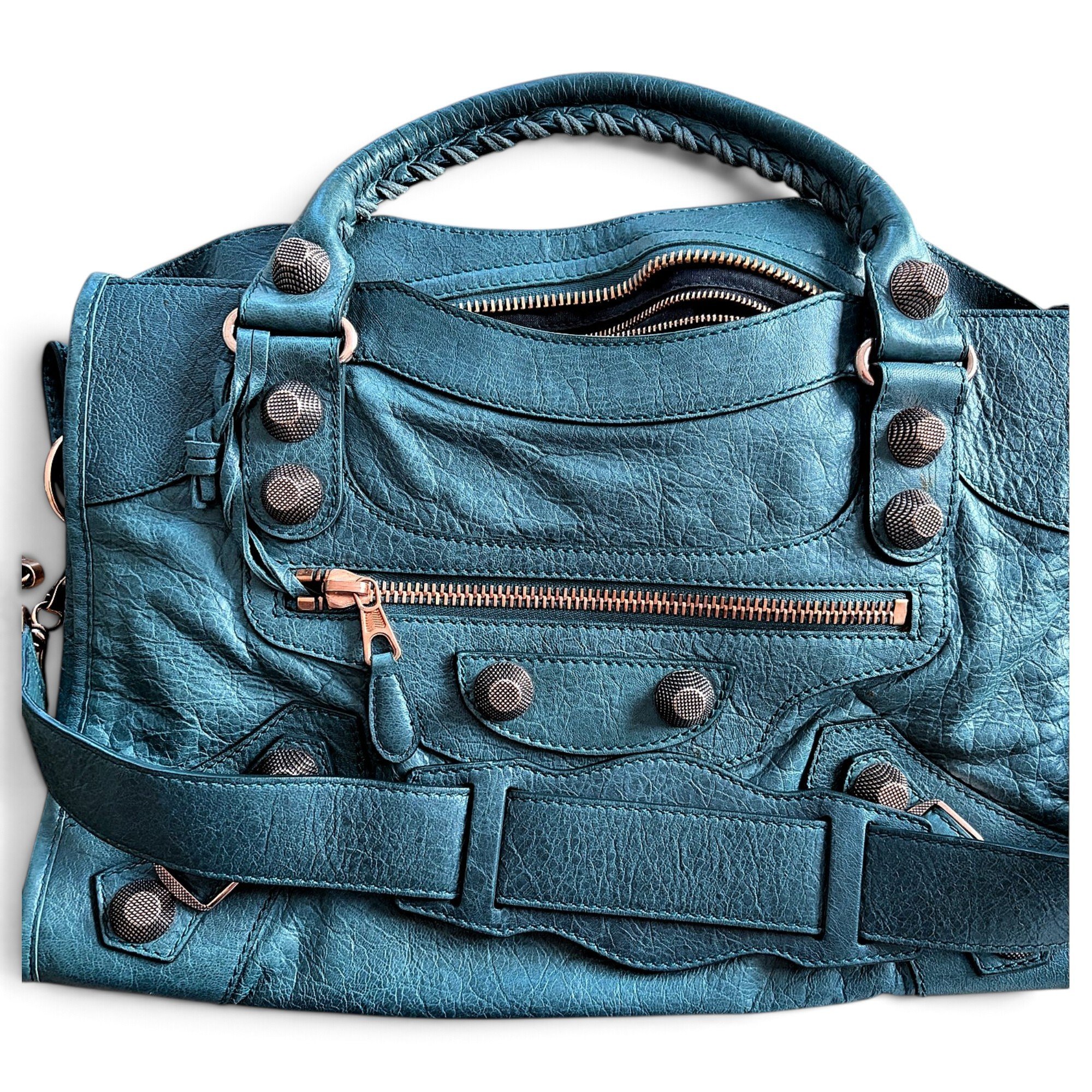 Balenciaga City leather satchel