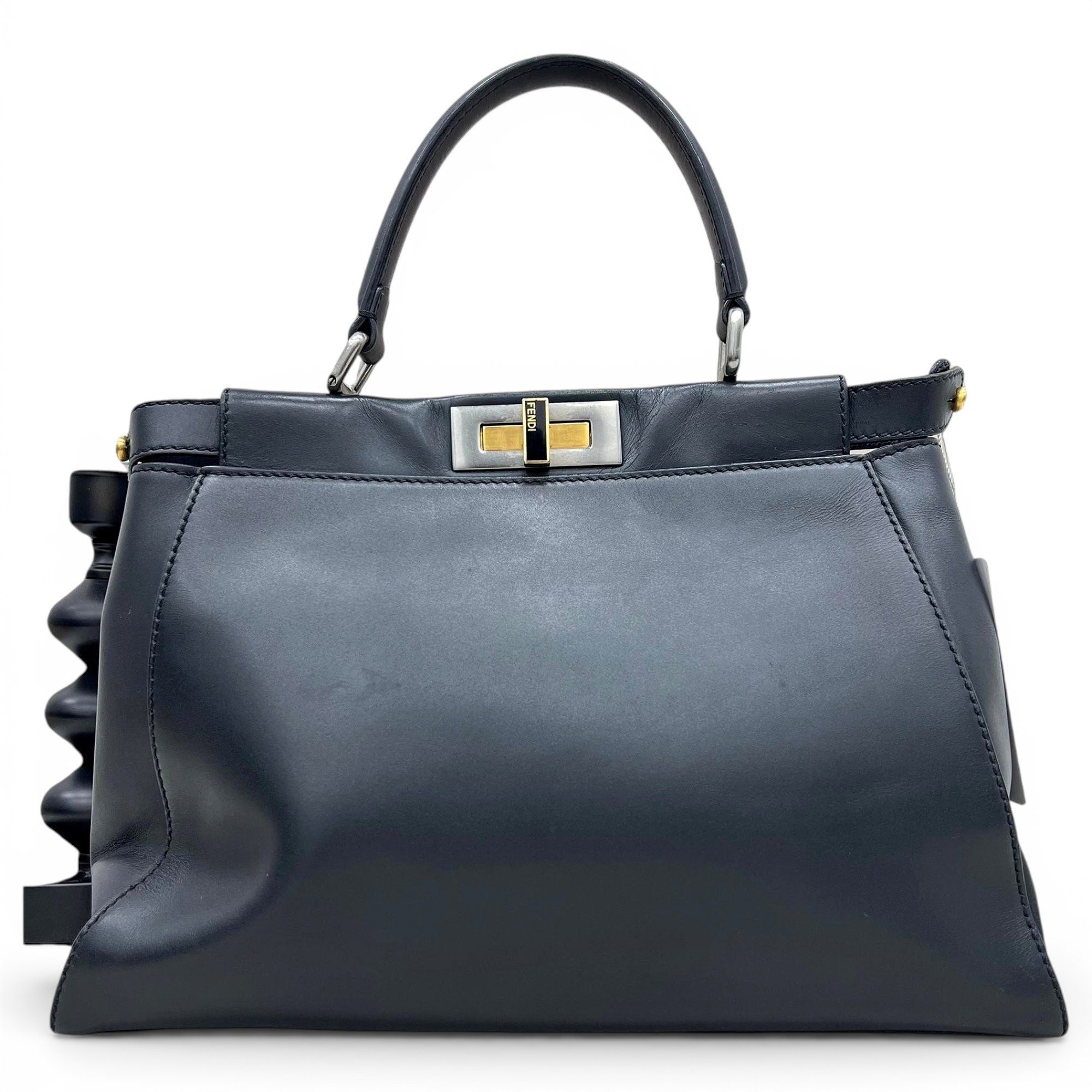 Peekaboo leather handbag