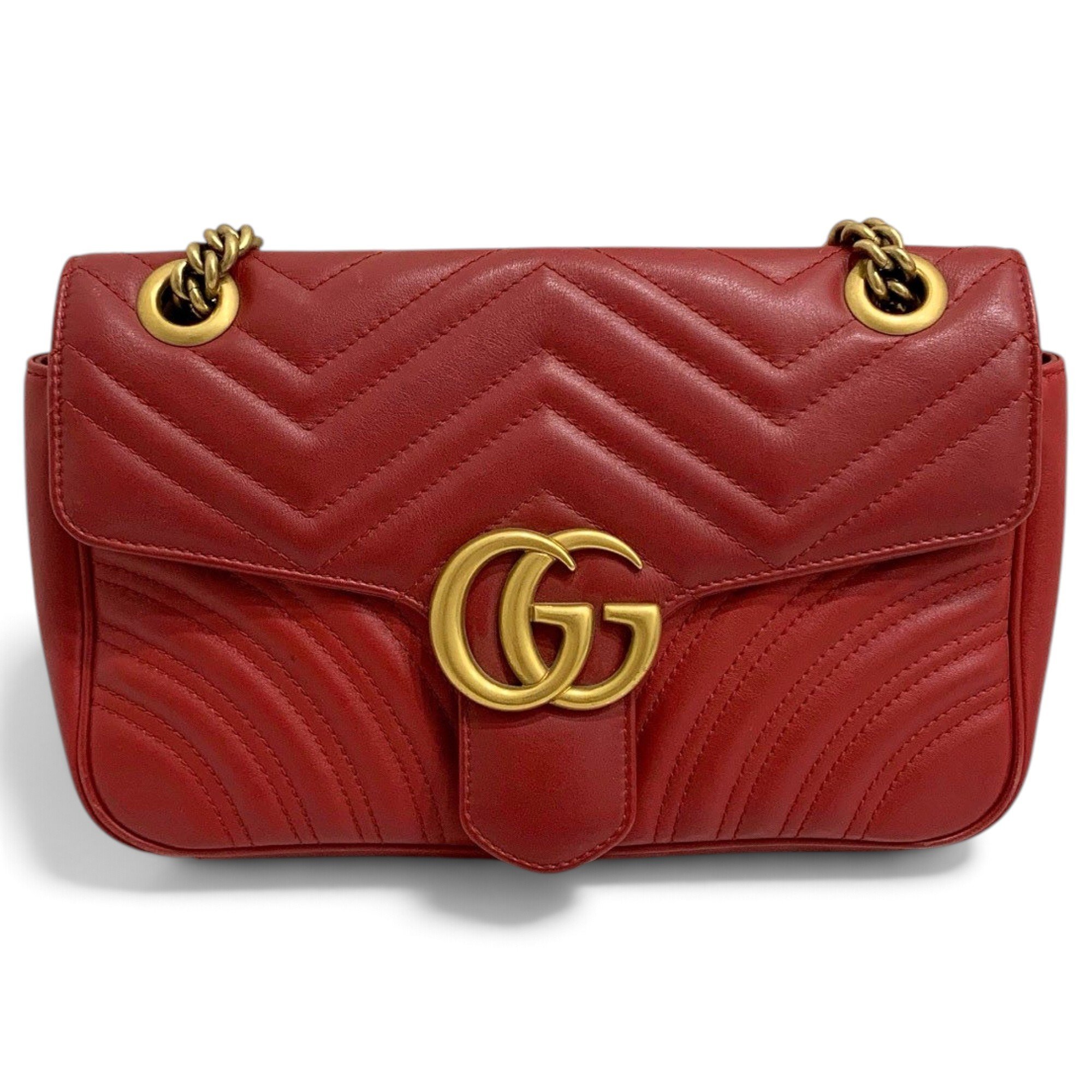 GG Marmont Flap leather crossbody bag