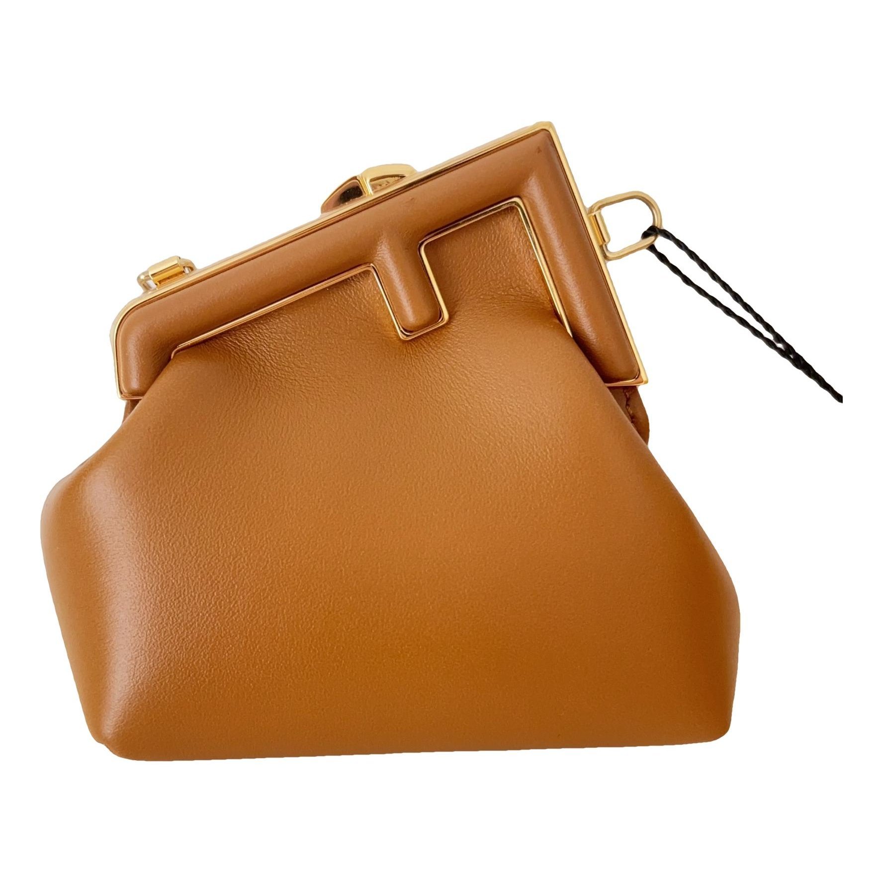 First leather mini bag