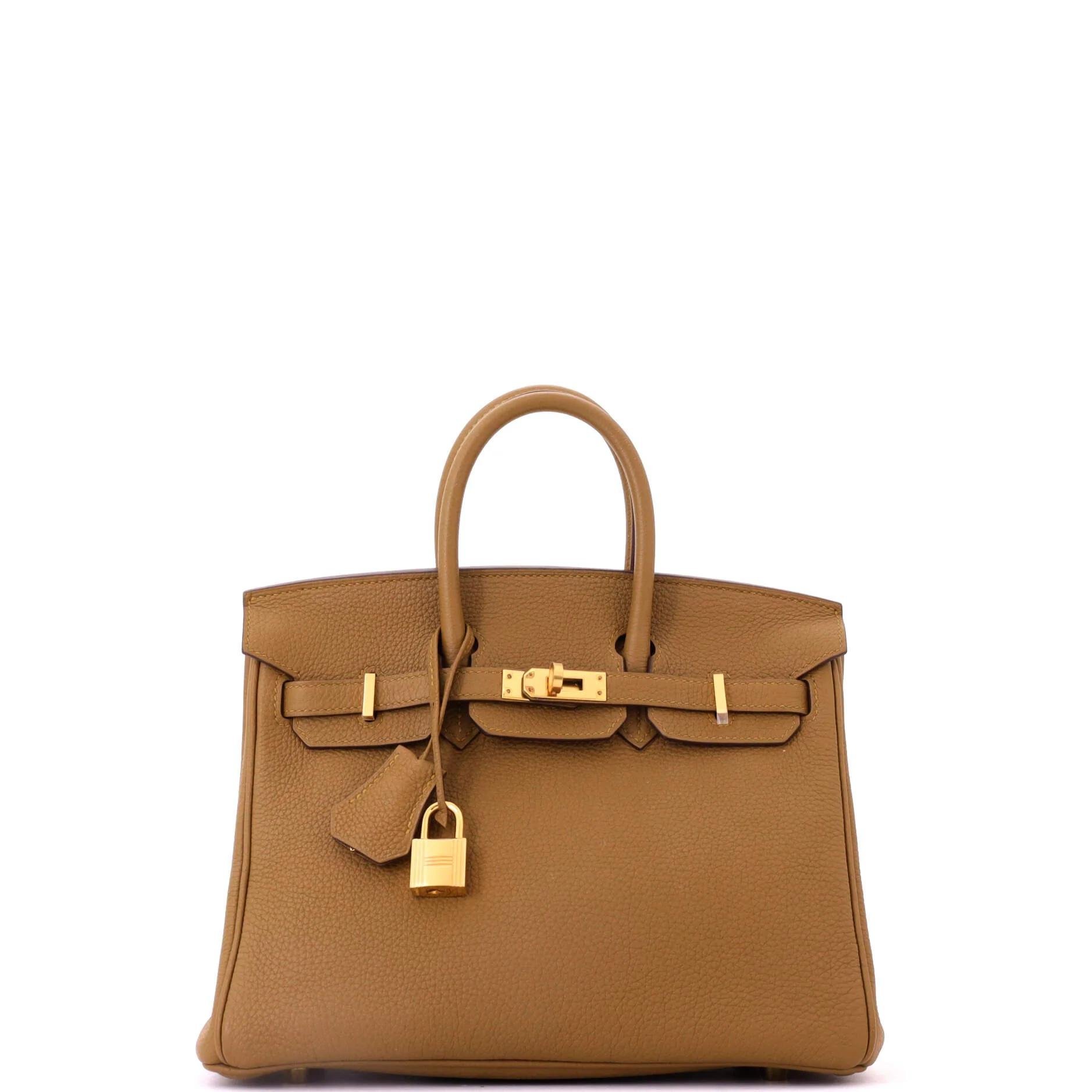 Birkin 25 leather tote