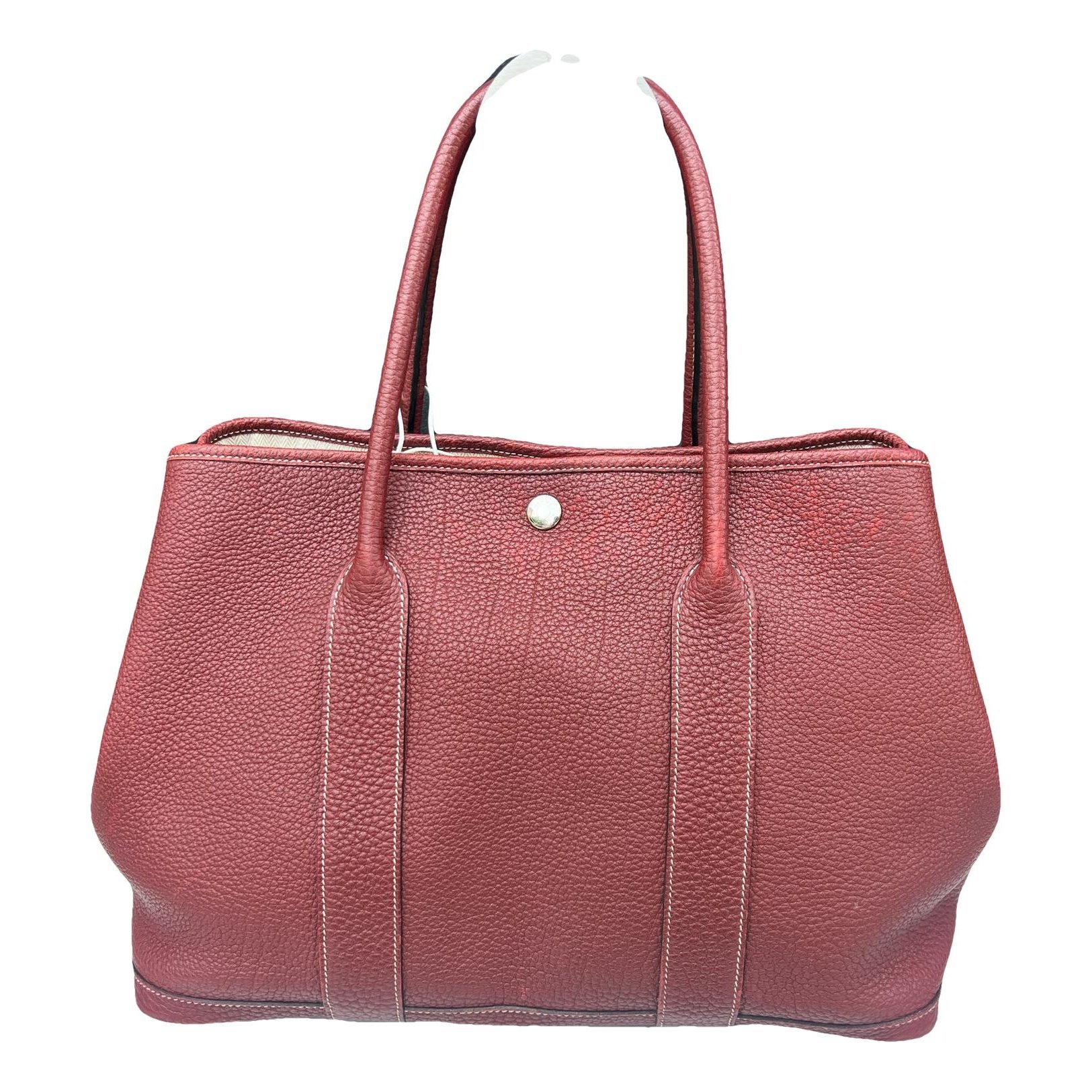 Garden Party leather handbag