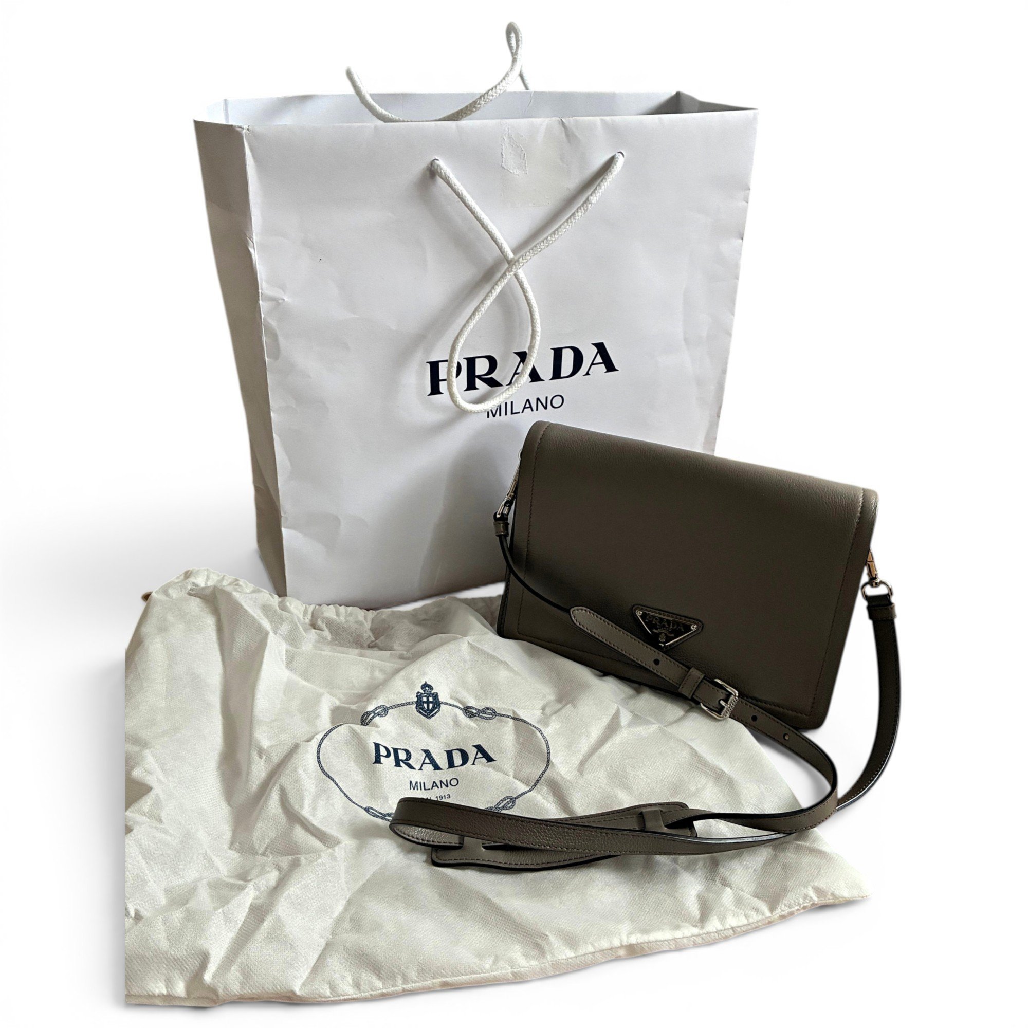 Leather crossbody bag