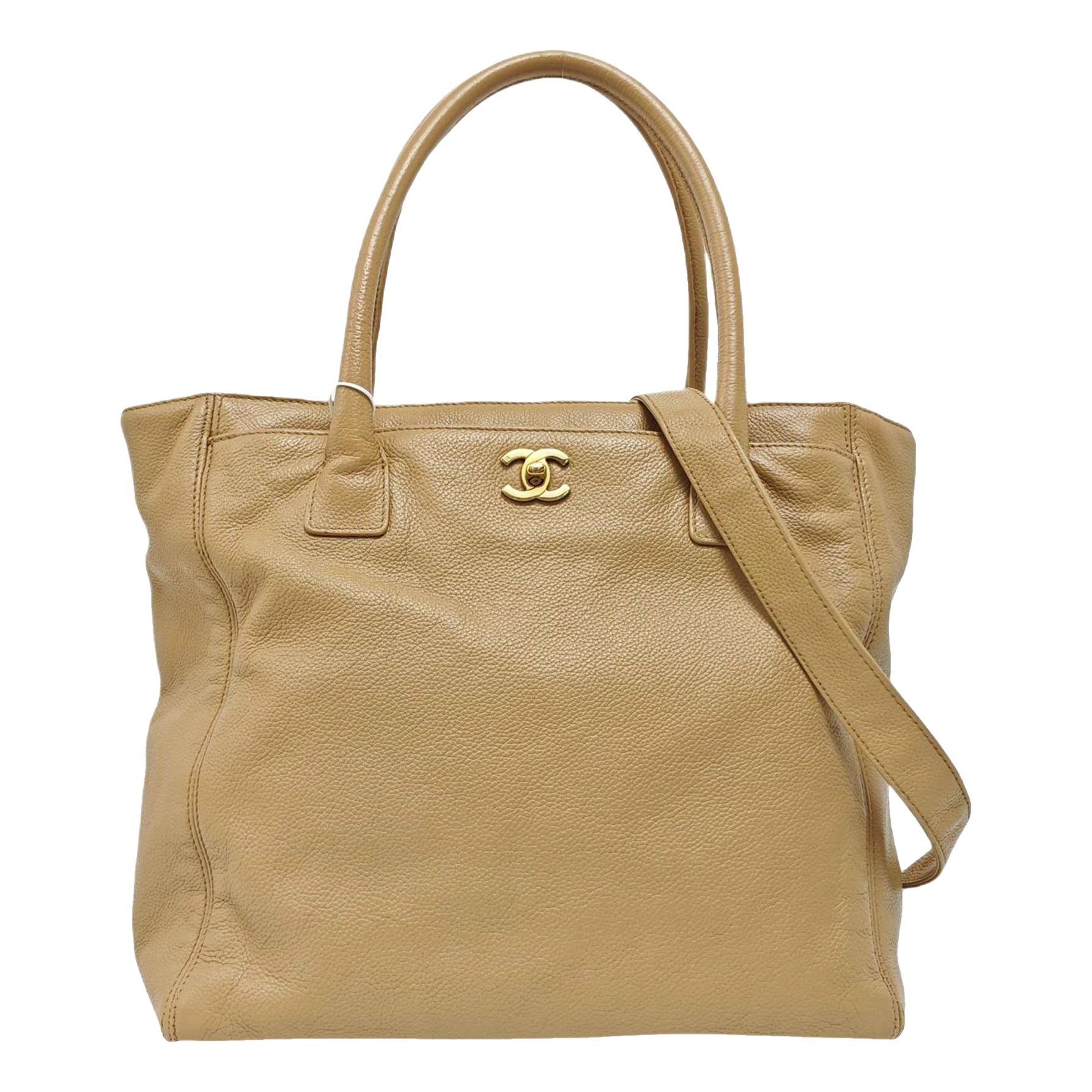 Executive leather tote