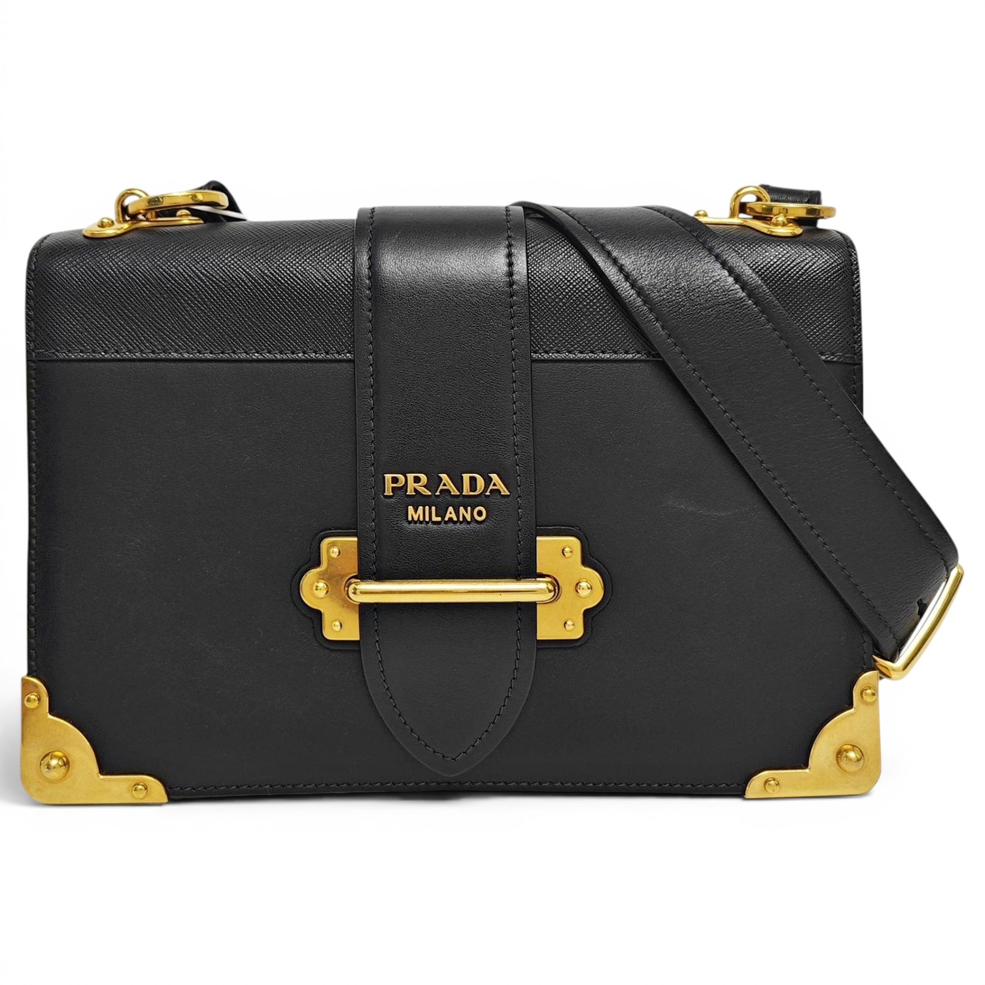 Cahier leather crossbody bag