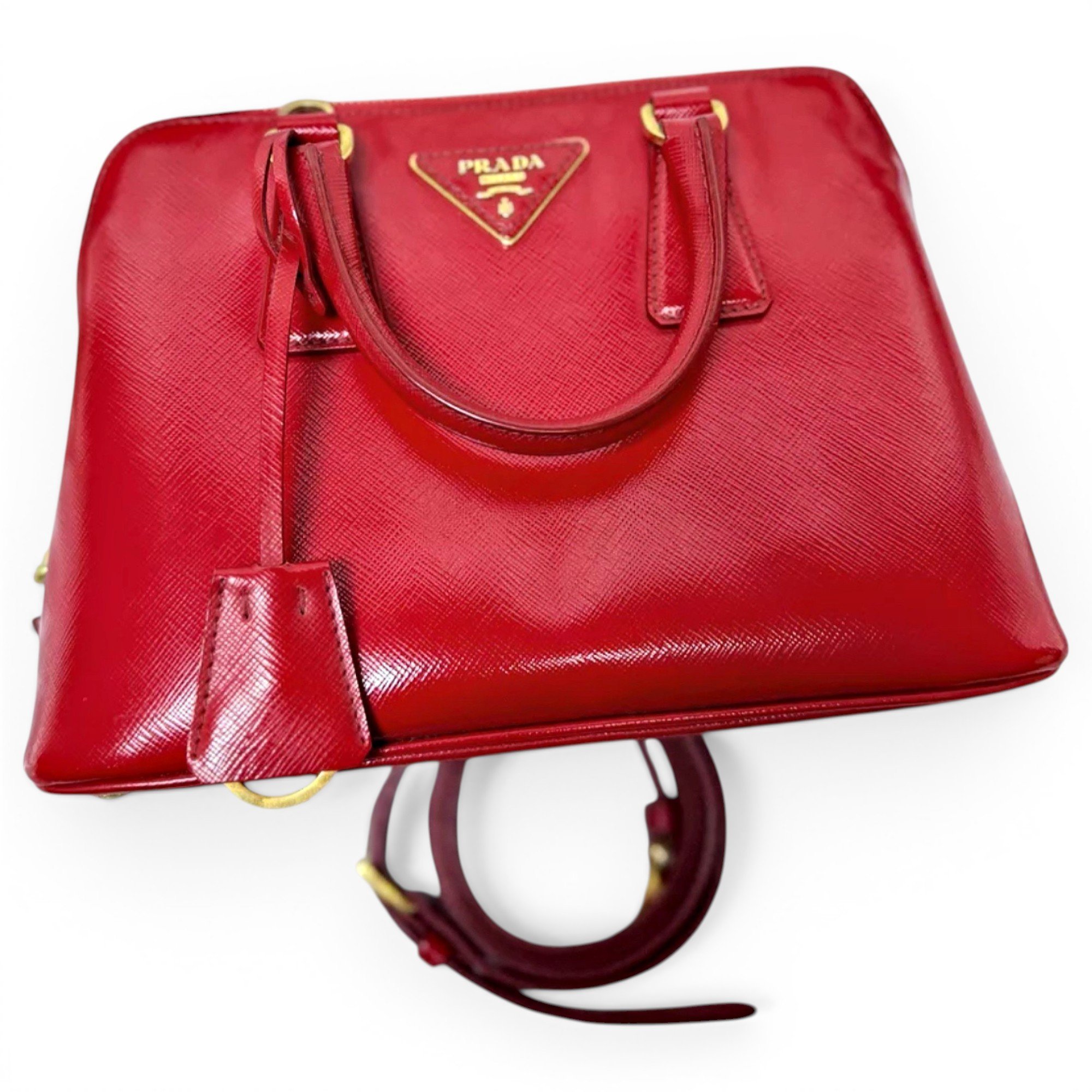 Promenade leather handbag