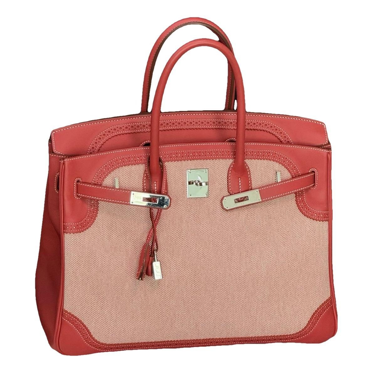 Birkin 35 leather handbag