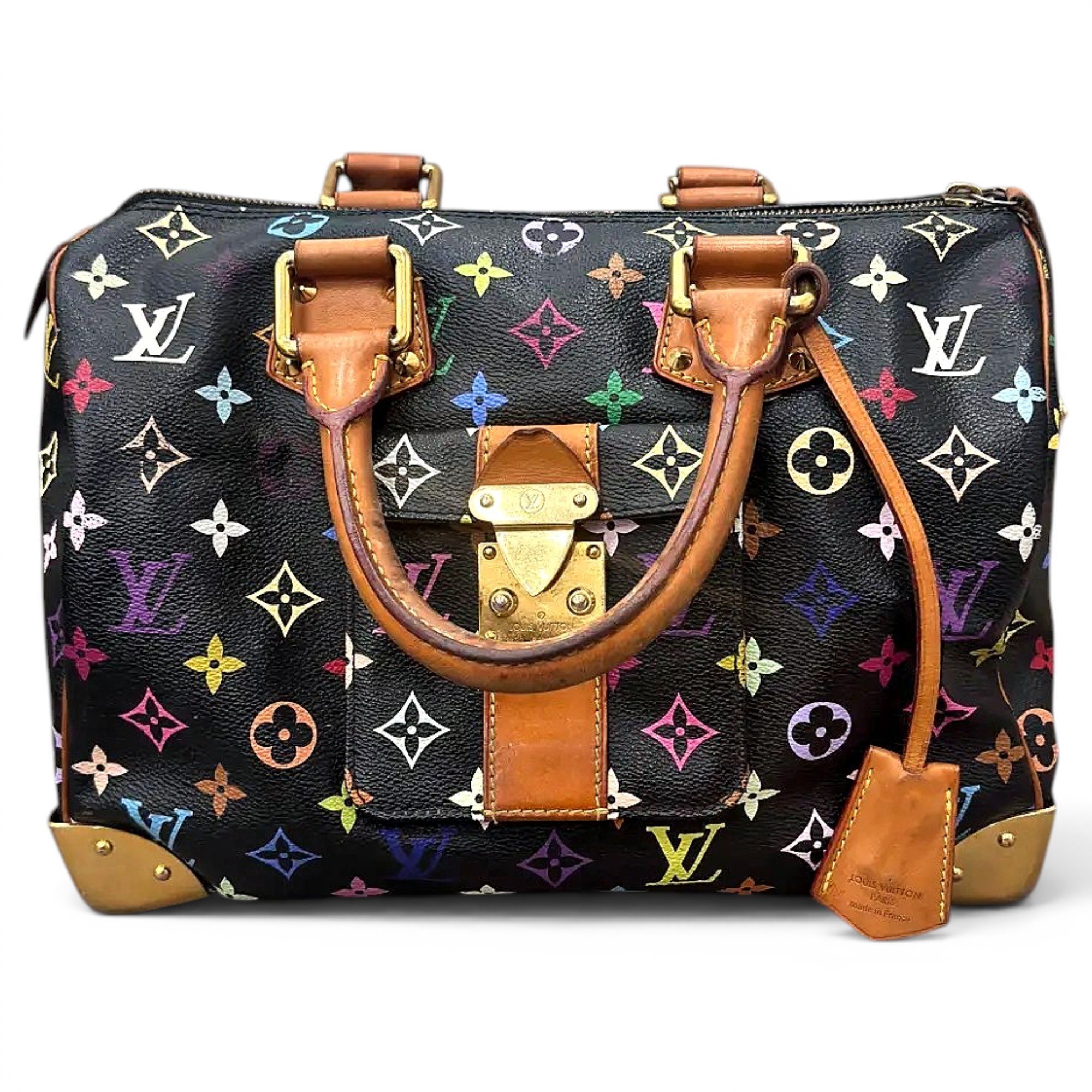 Speedy vinyl handbag