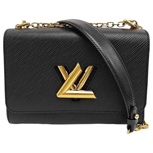 Twist leather crossbody bag
