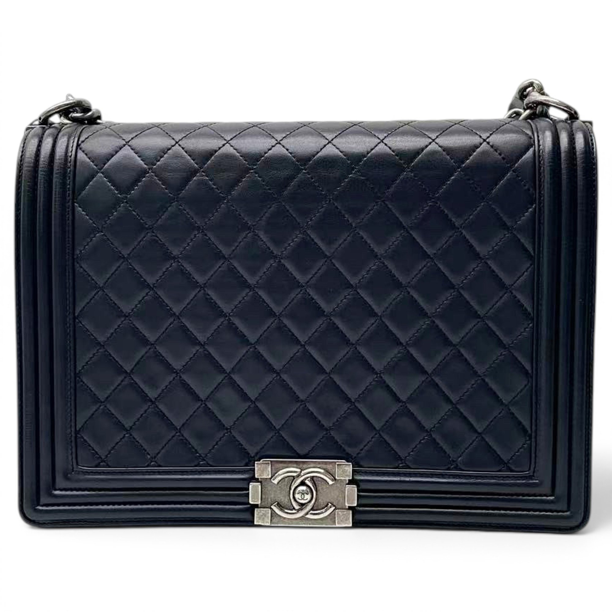 Boy leather crossbody bag
