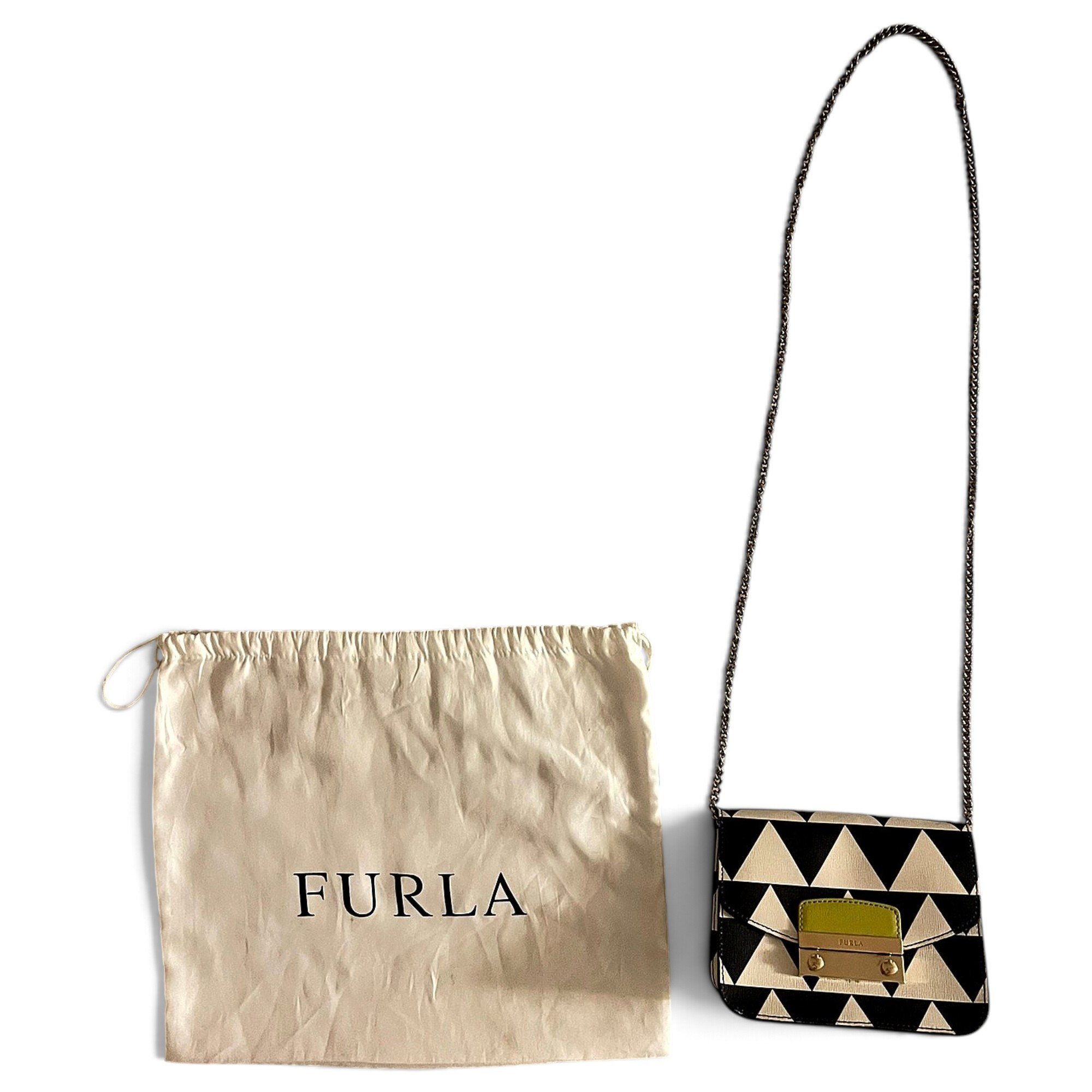 Furla Metropolis leather clutch bag