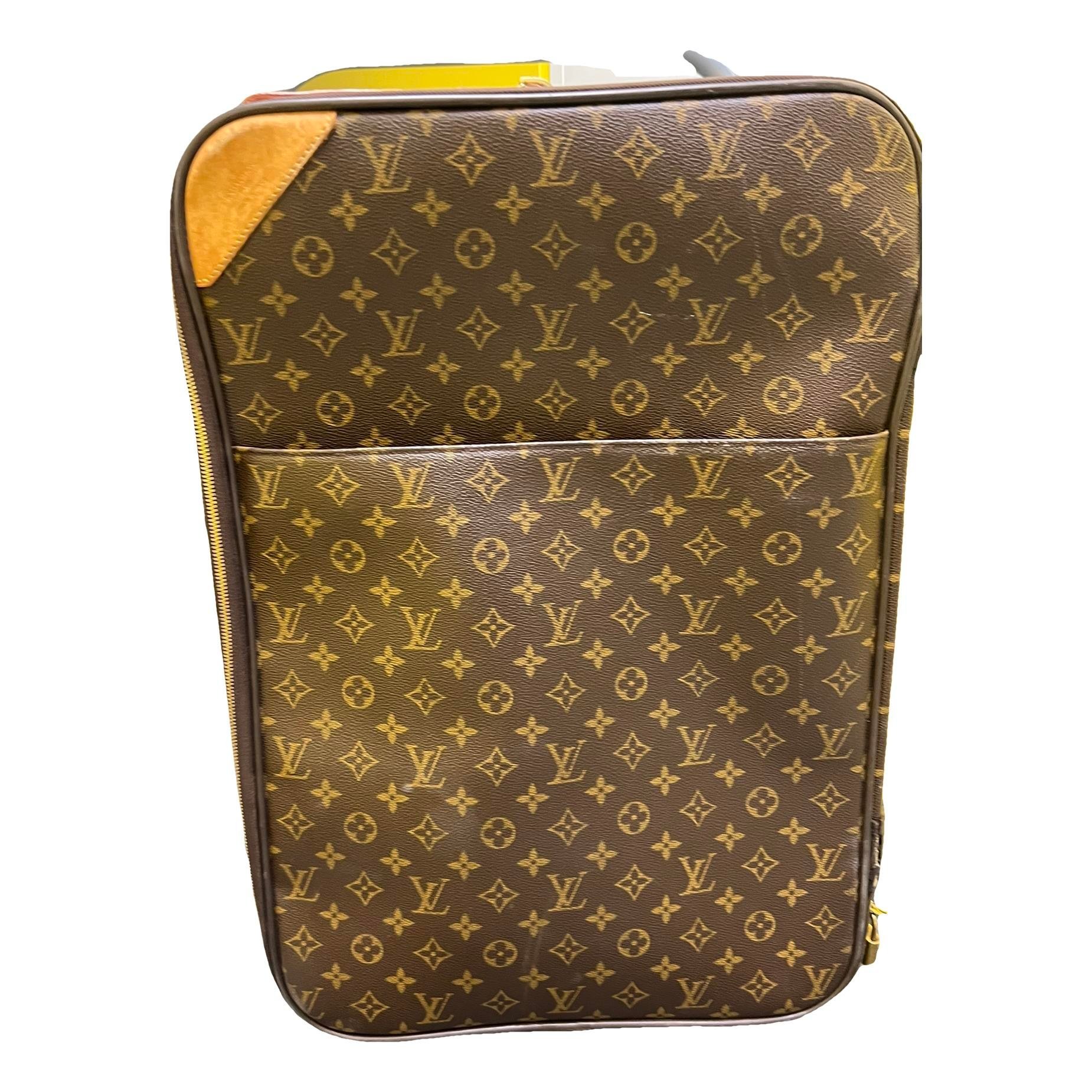 Pegase leather travel bag