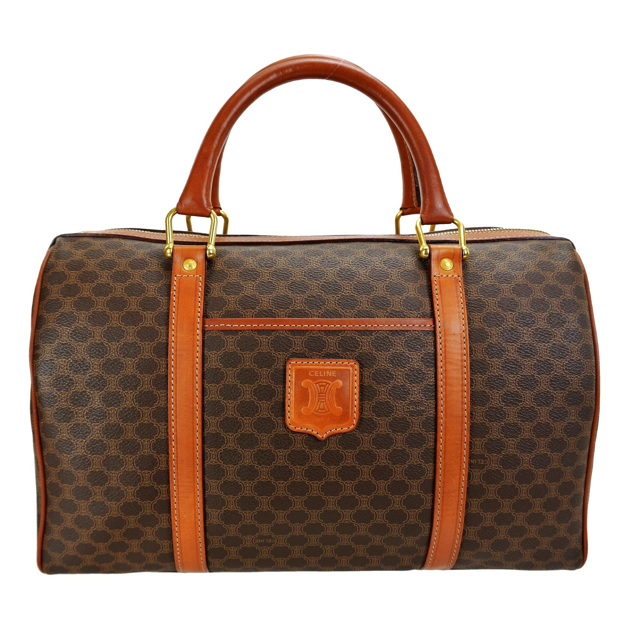 Triomphe leather tote