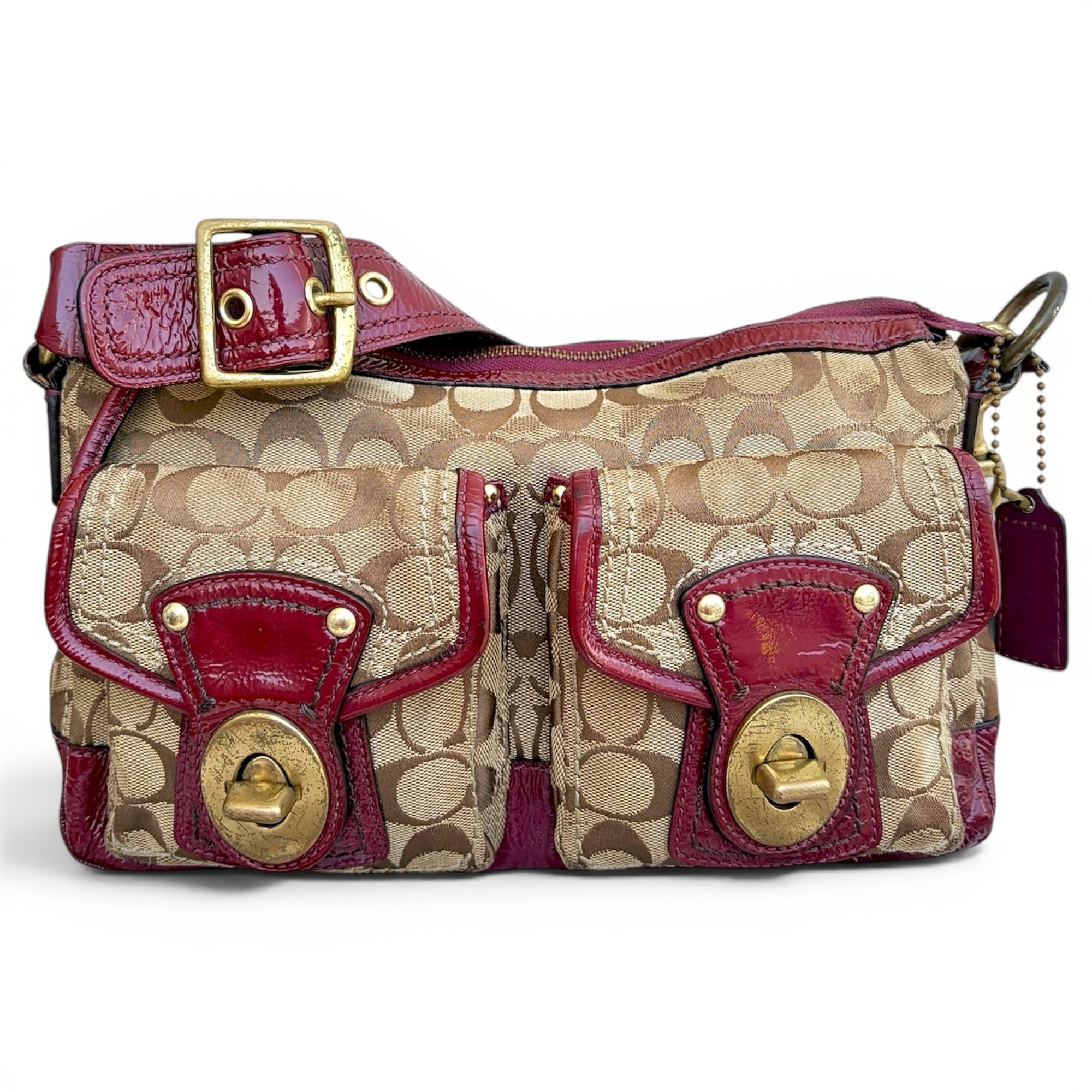 Signature Sufflette leather handbag