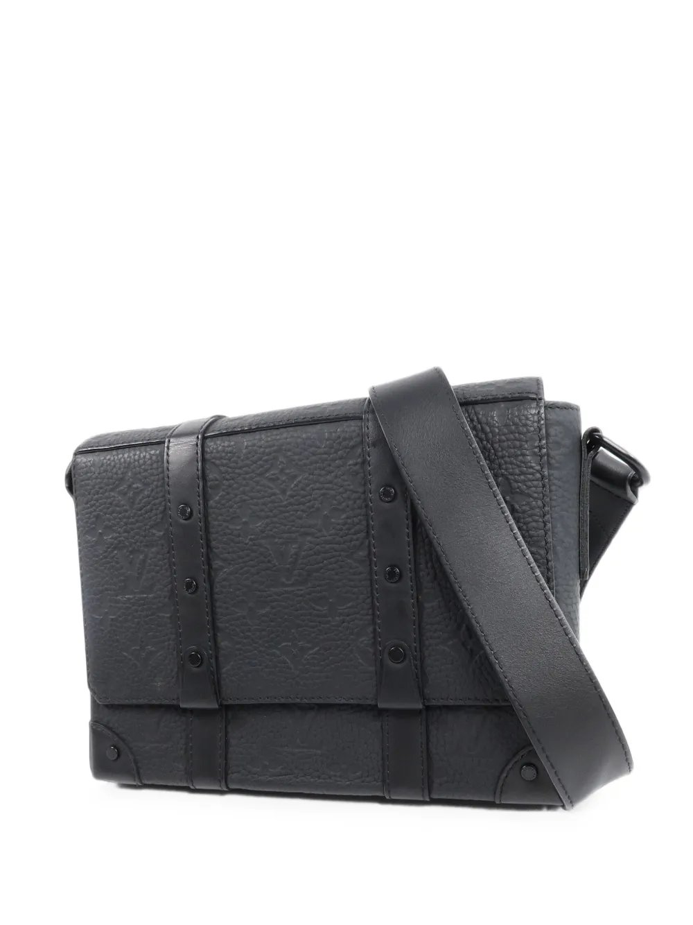 Trunk Messenger Monogram Taurillon messenger bag