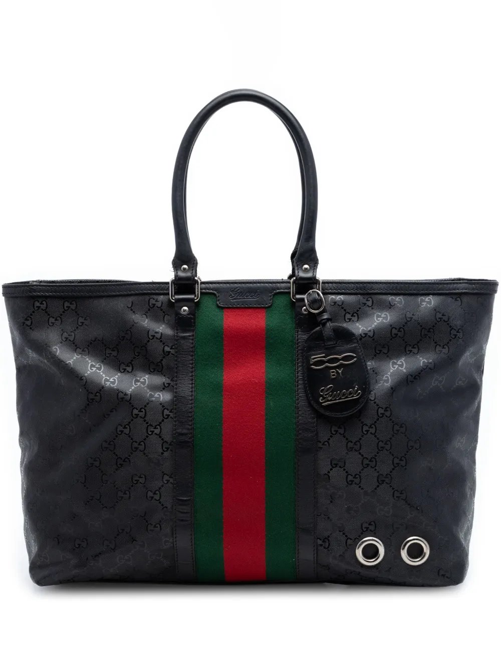 2016-2026 Fiat 500 Large GG Imprime Web tote bag