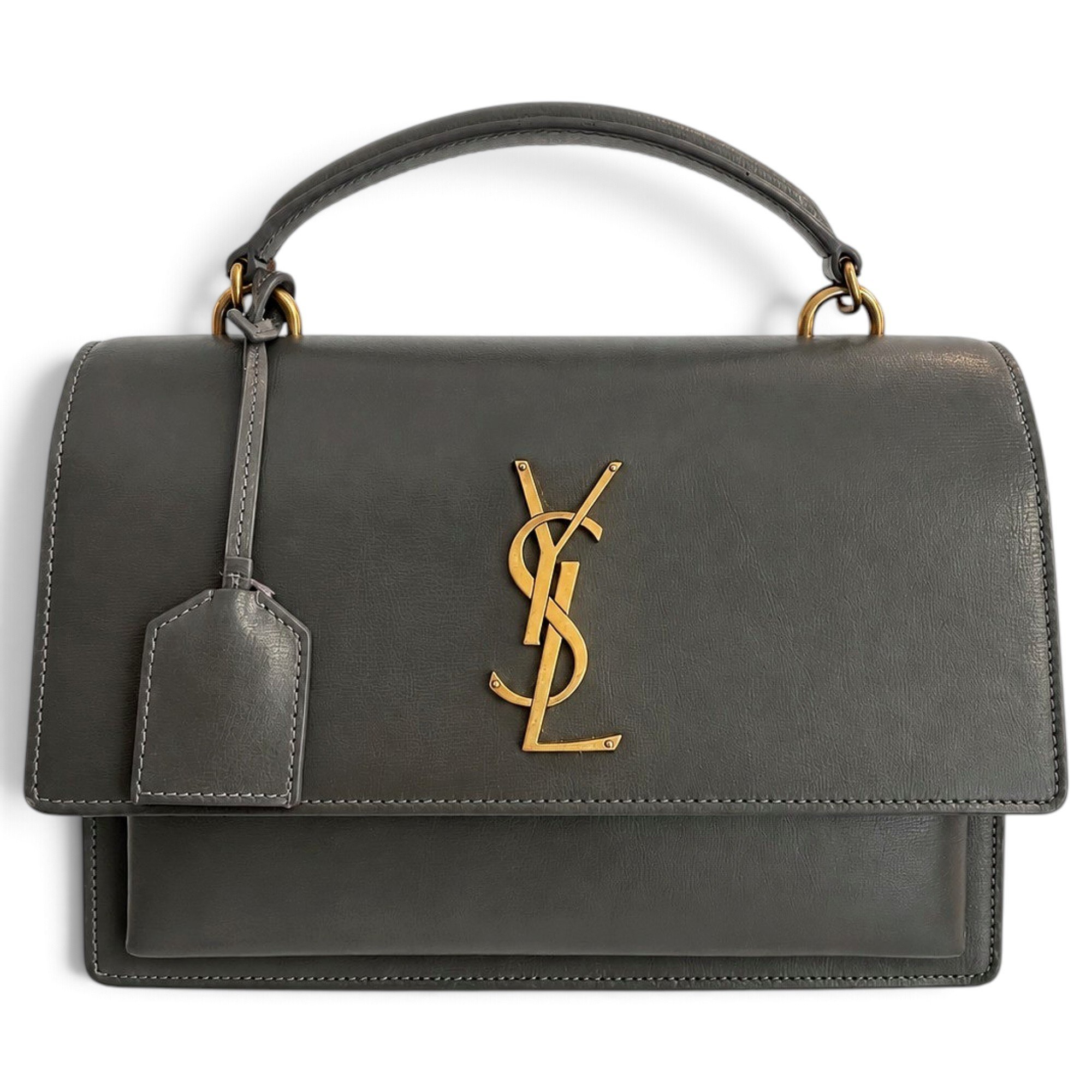 Sunset leather satchel
