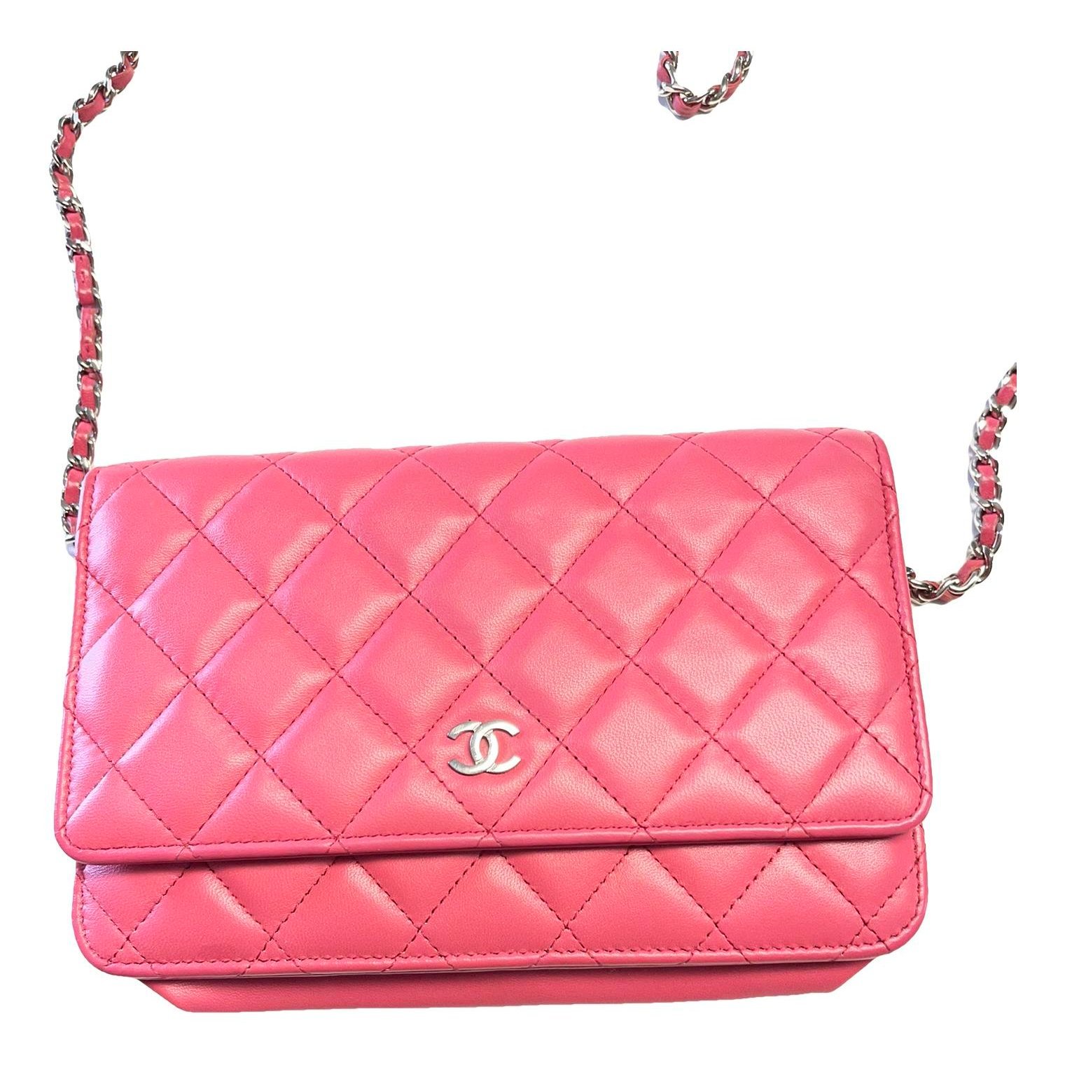 Leather clutch bag