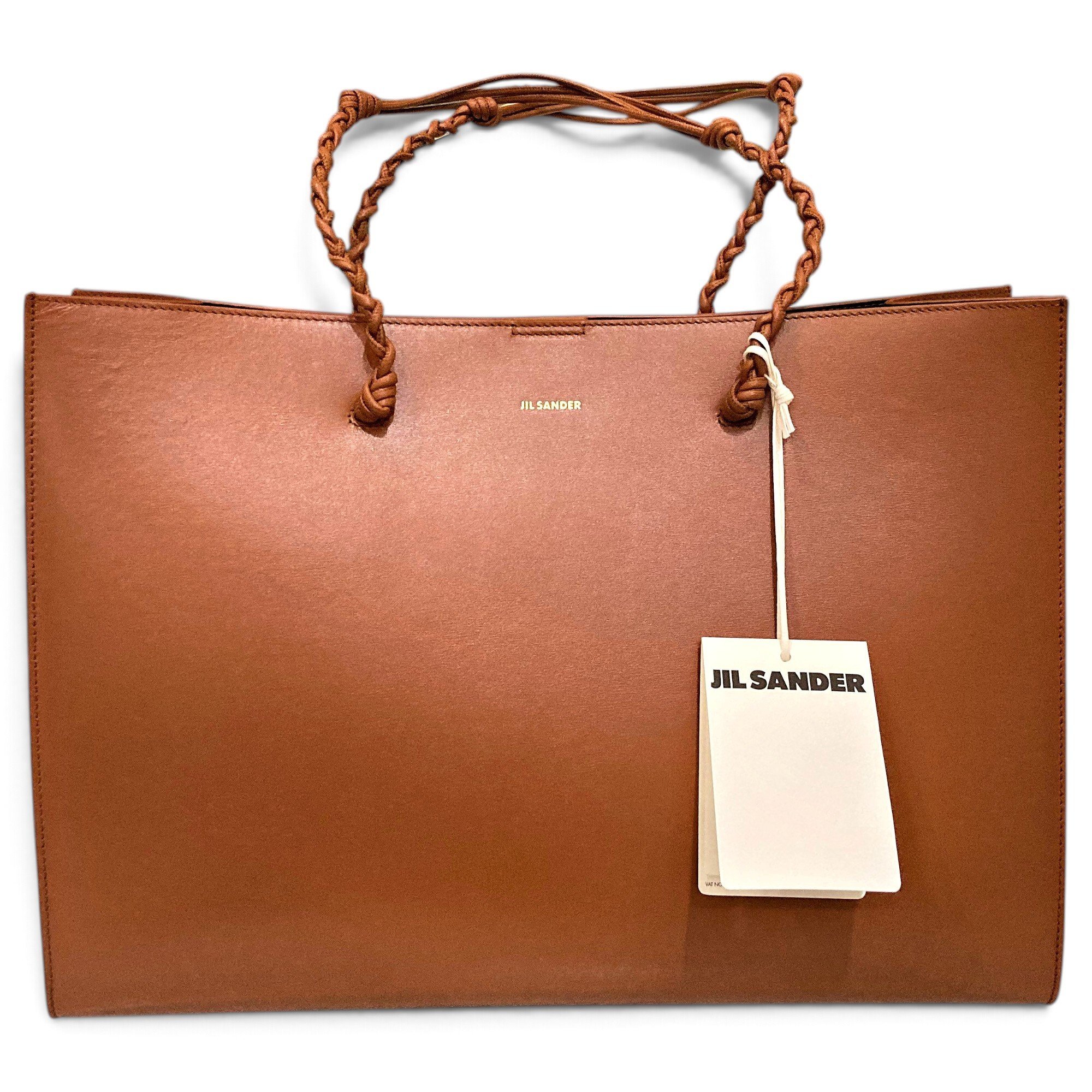 Jil Sander Tangle leather tote