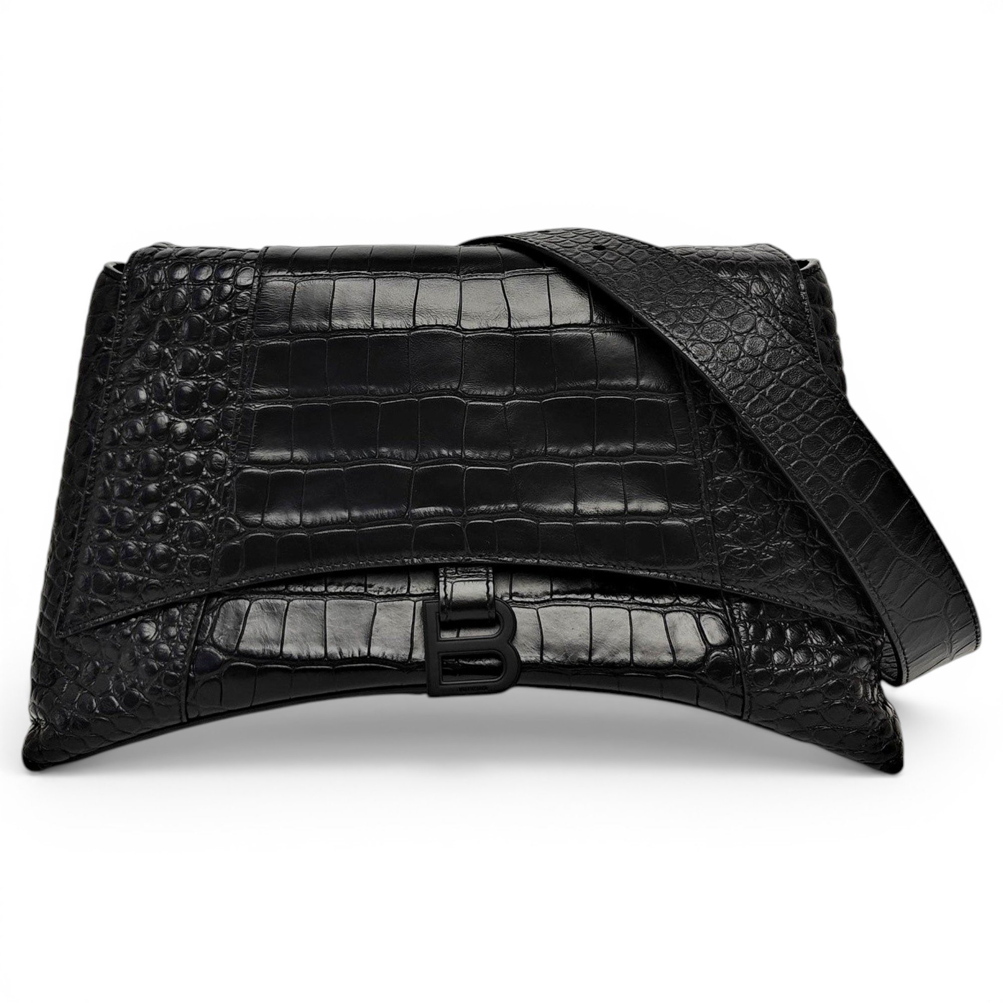 Balenciaga Hourglass leather handbag