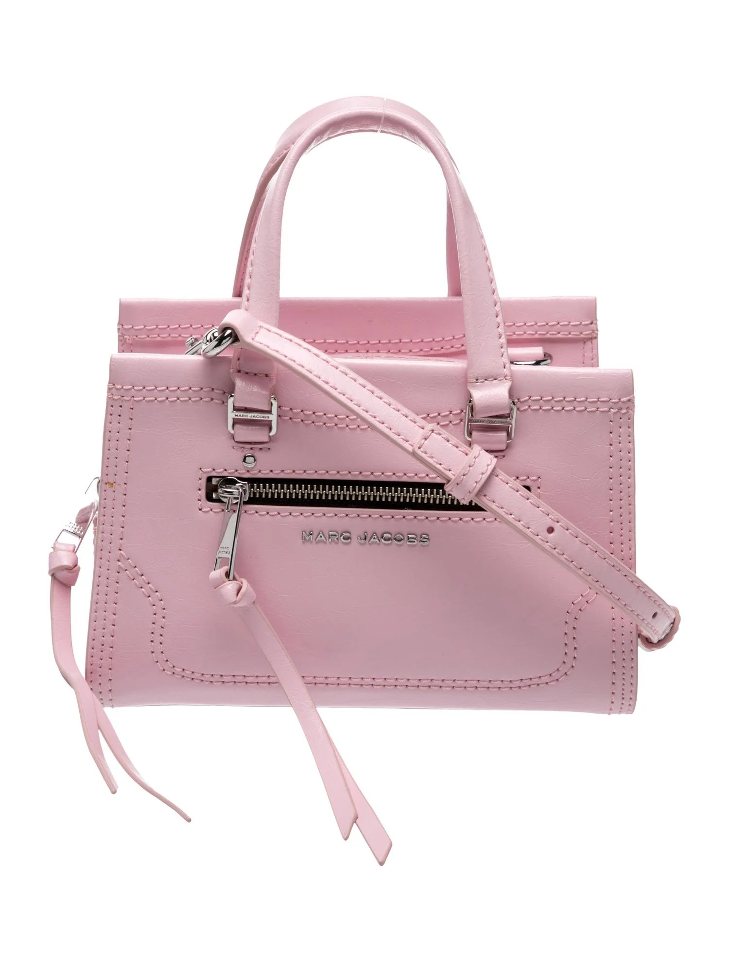 Leather Top Handle Bag