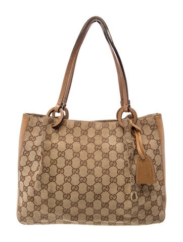 GG Canvas Shoulder Bag Vintage