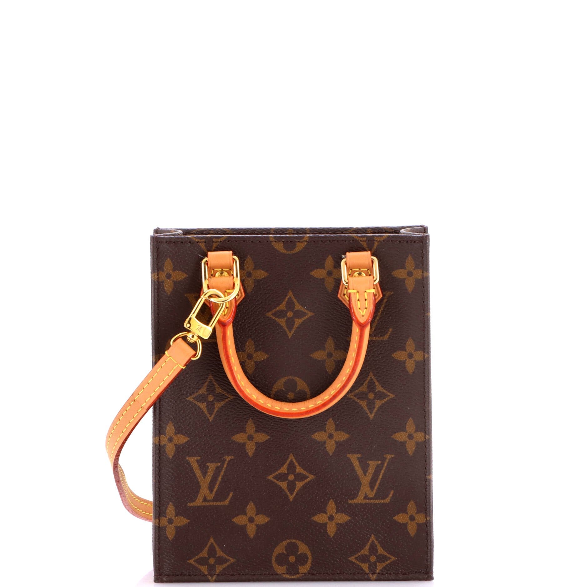 Petit Sac Plat Bag Monogram Canvas