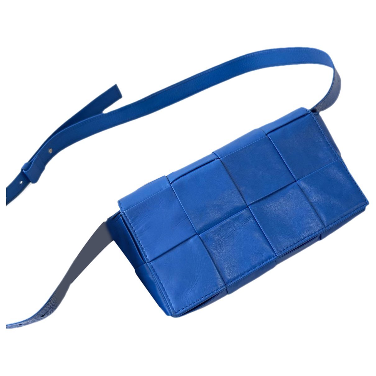 Cassette leather handbag