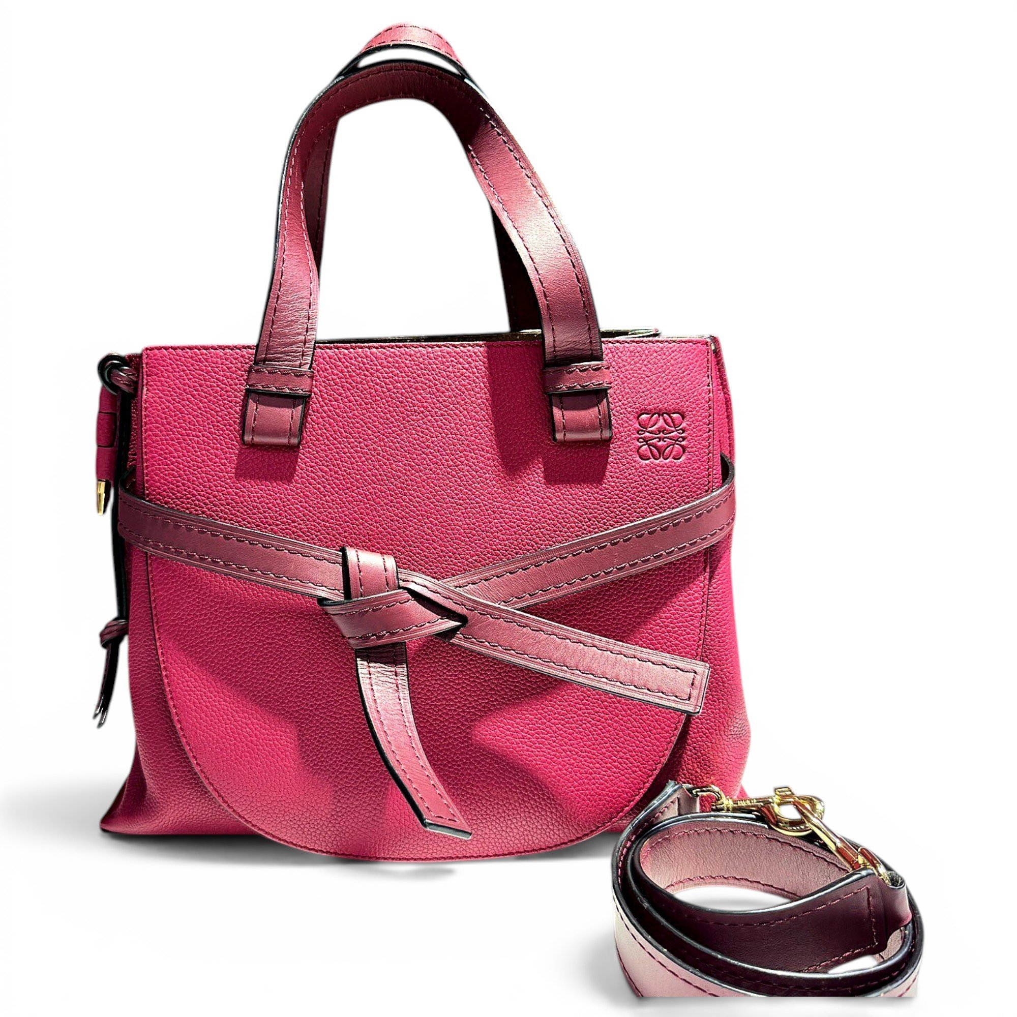 Gate leather crossbody bag