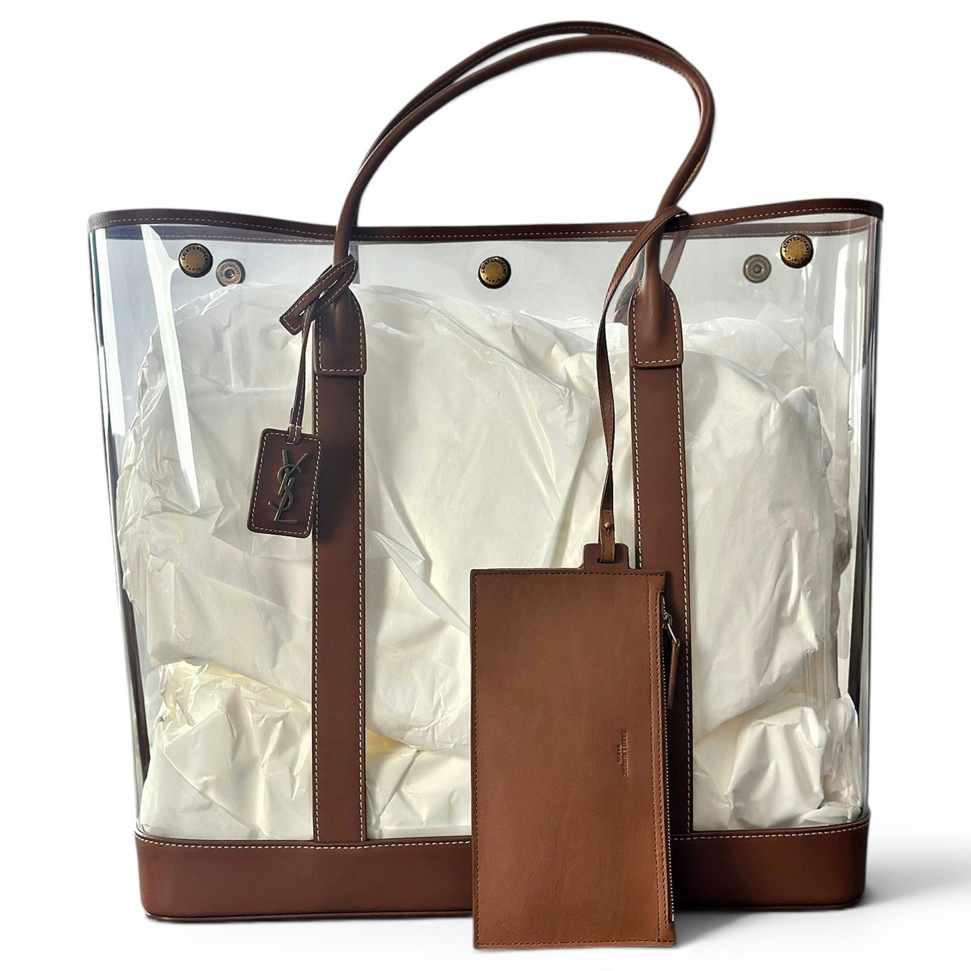 Leather tote