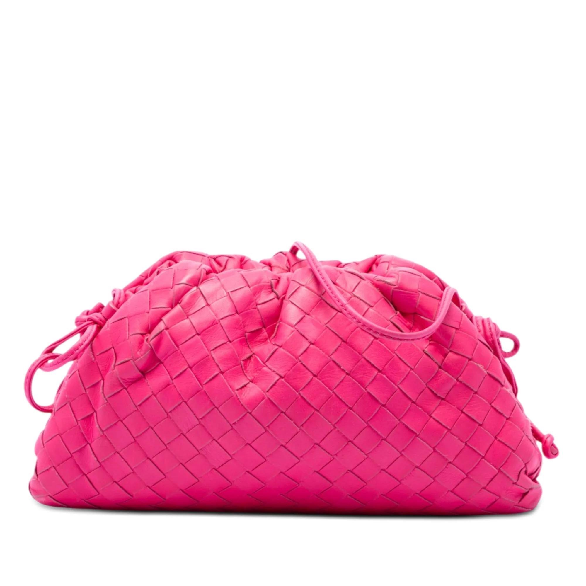 Pouch leather handbag
