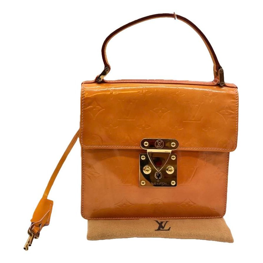 Spring street patent leather handbag