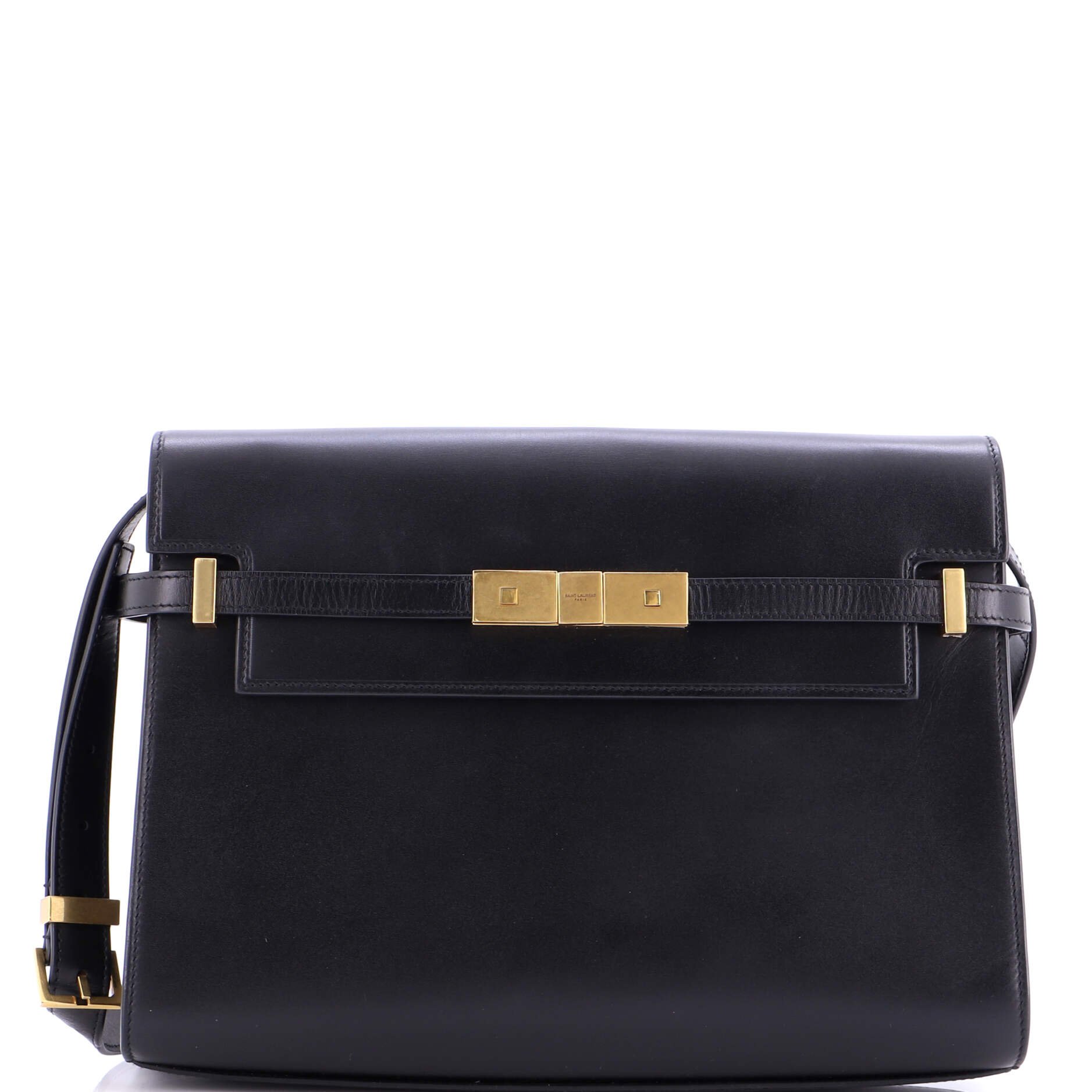 Saint Laurent Manhattan Shoulder Bag Leather Medium