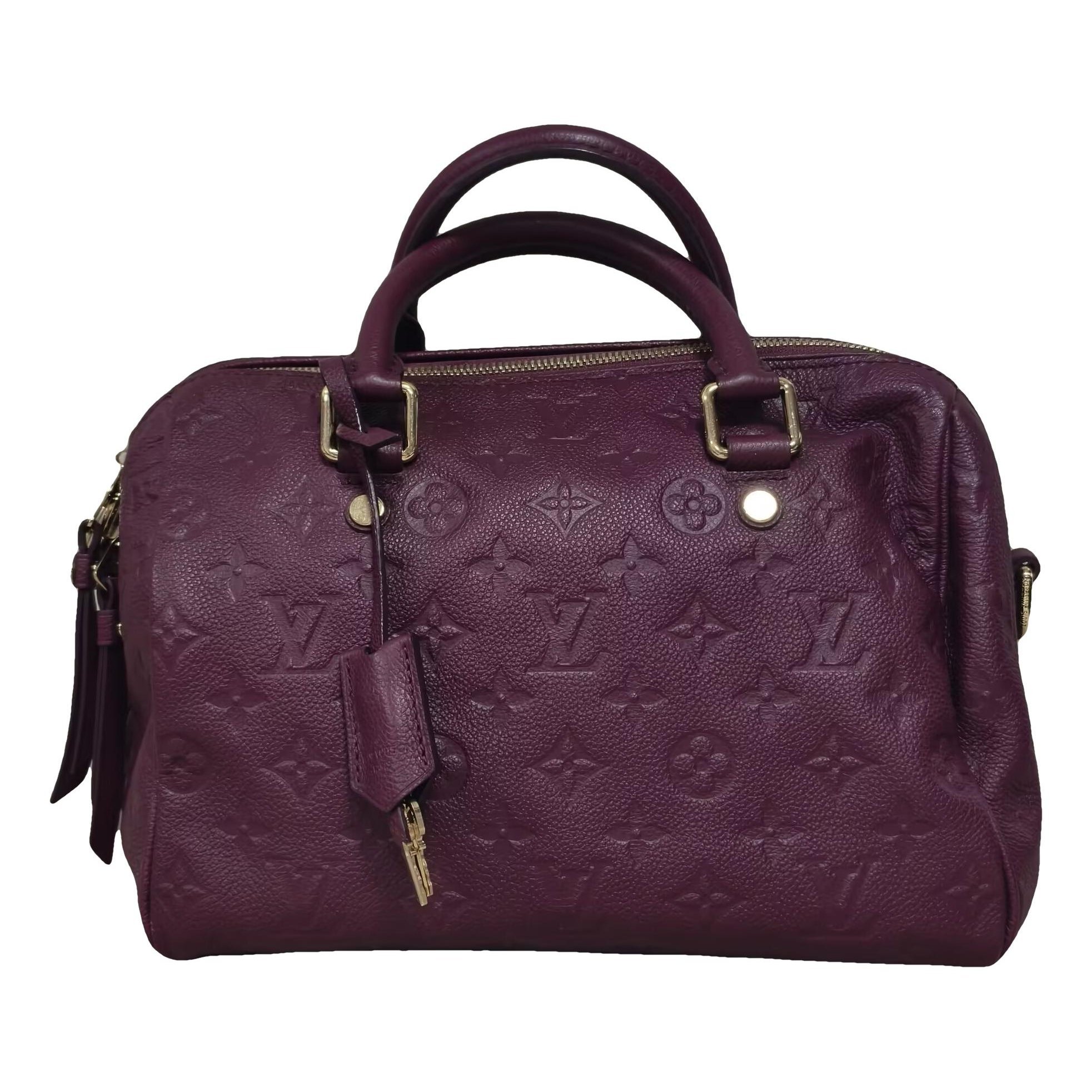 Speedy leather handbag