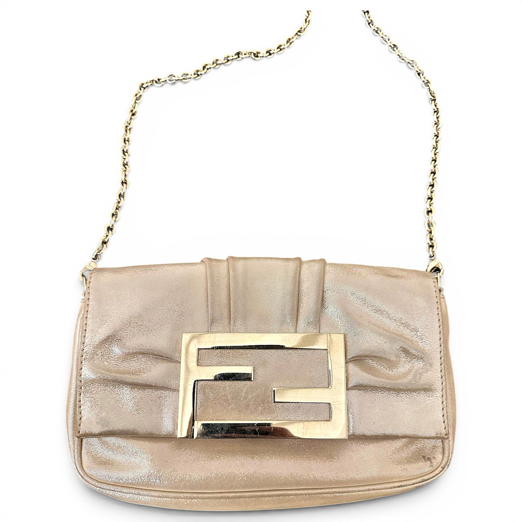 Baguette leather handbag
