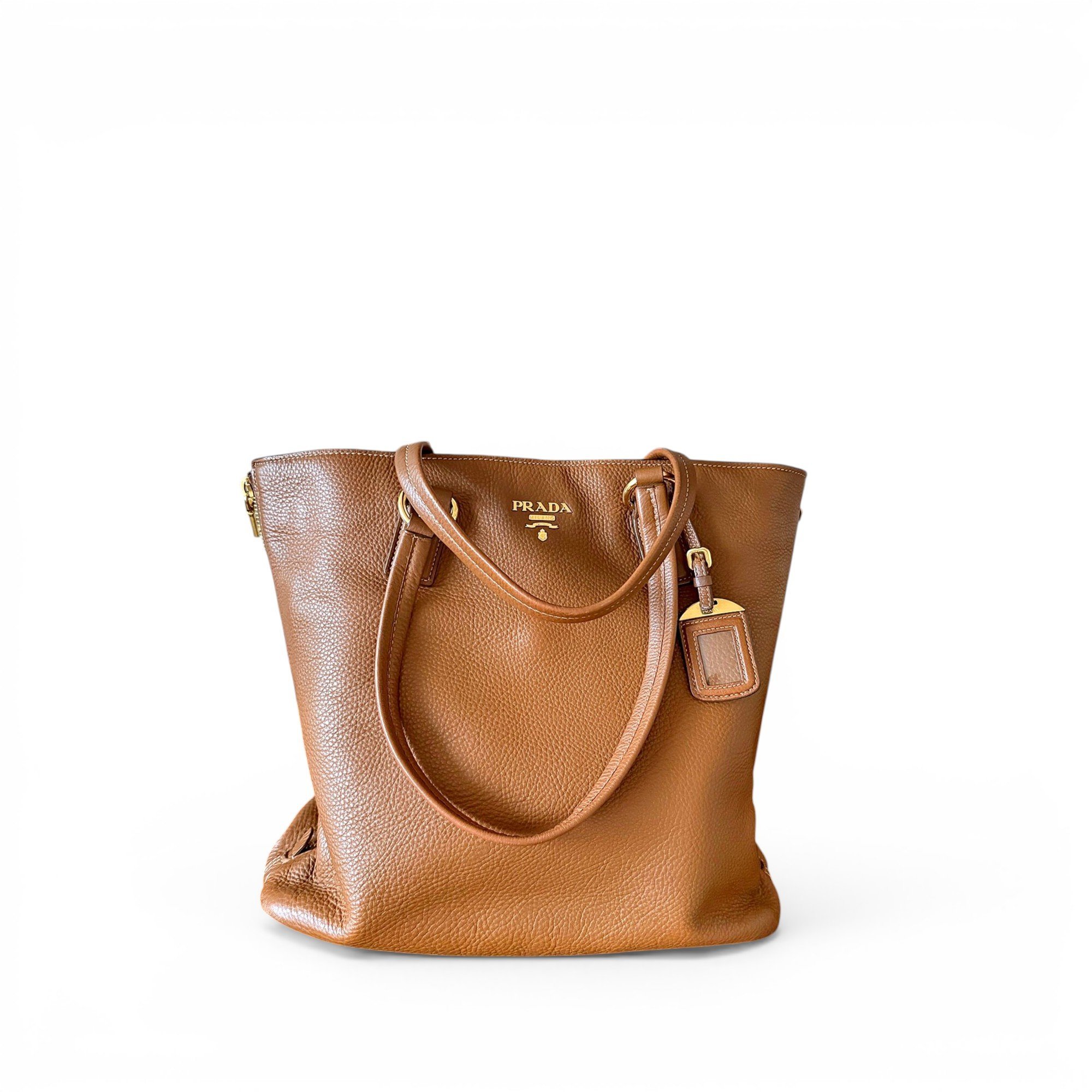 Leather tote